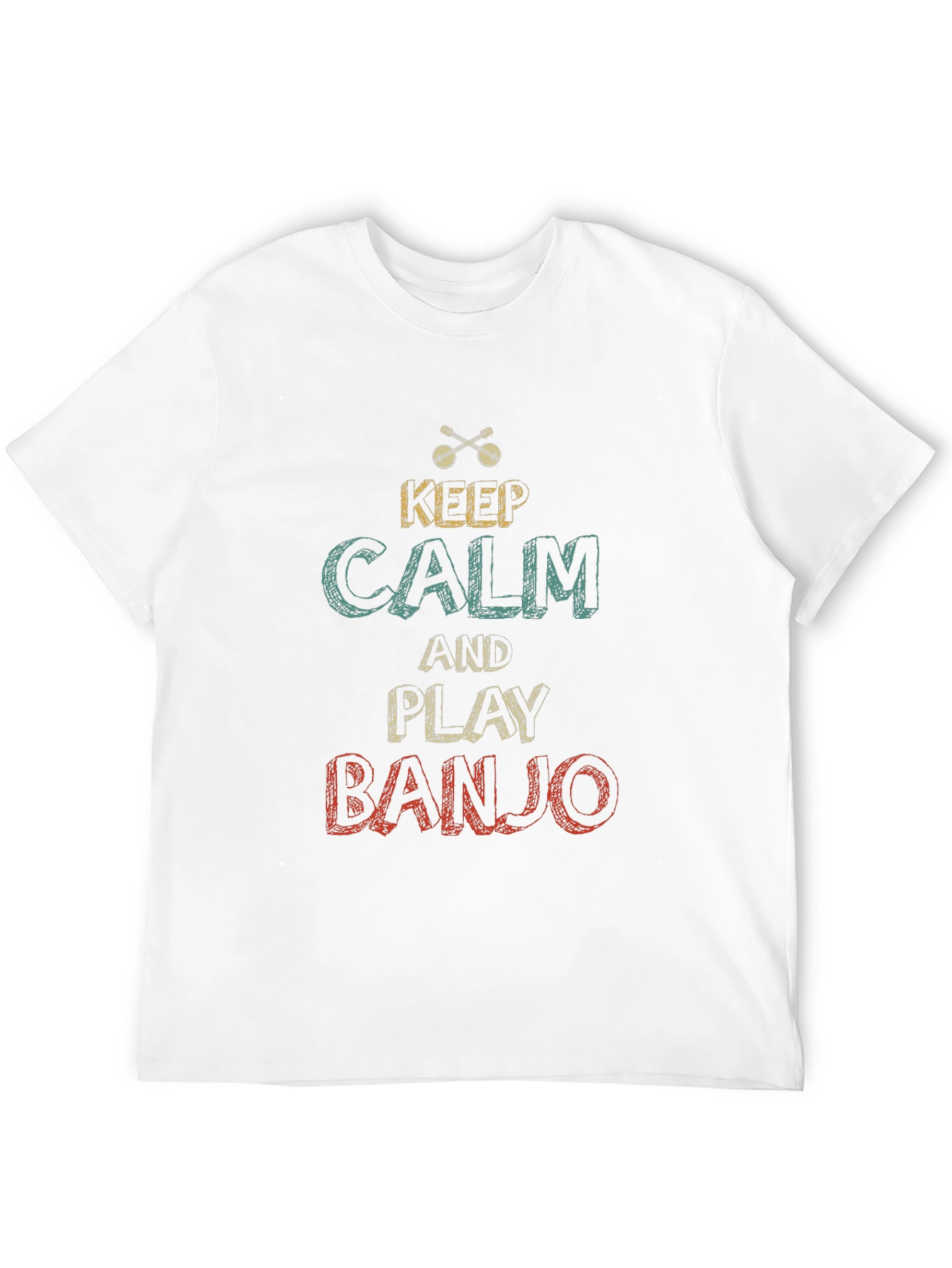 Keep Calm and Play Banjo Graphic Tee