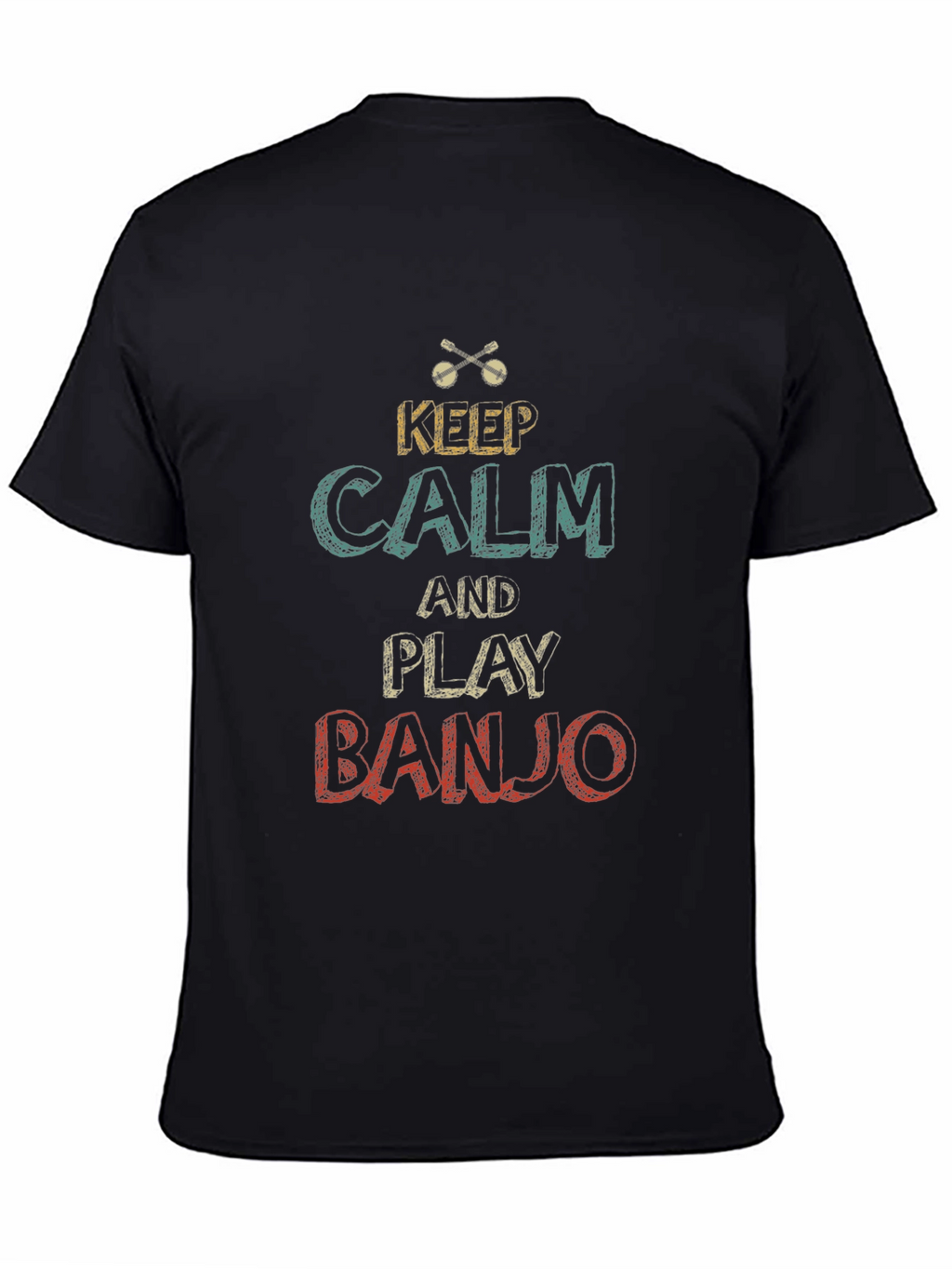 Keep Calm and Play Banjo Graphic Tee