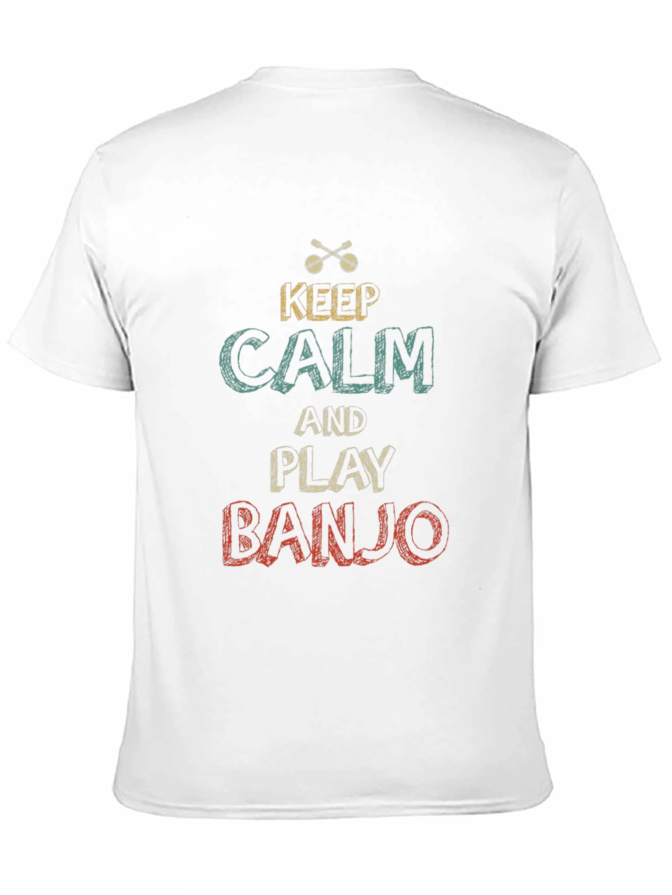 Keep Calm and Play Banjo Graphic Tee
