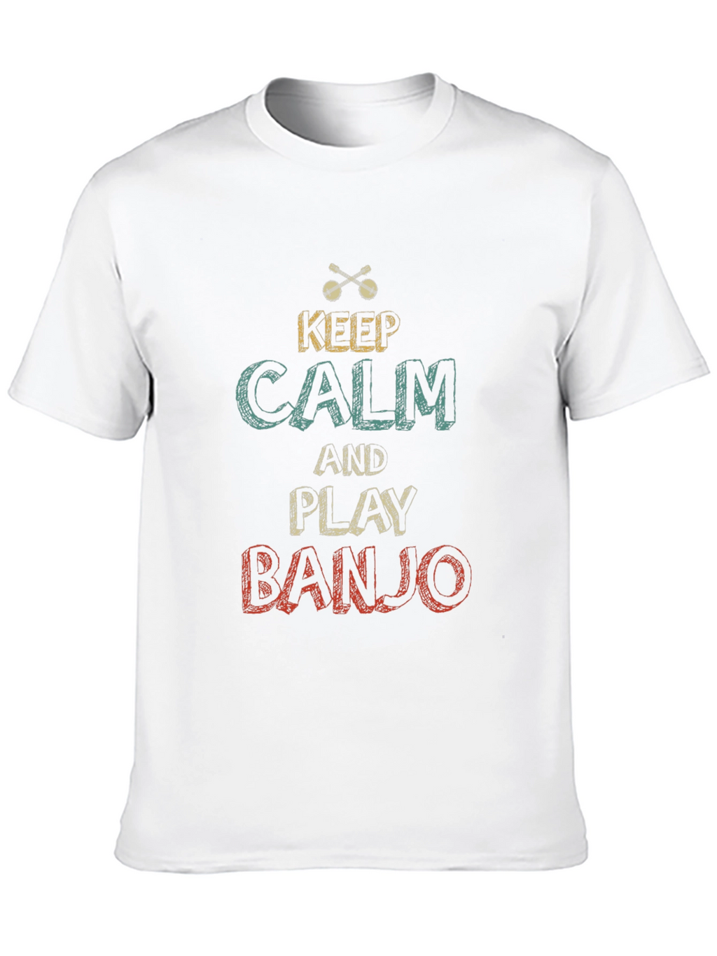 Keep Calm and Play Banjo Graphic Tee