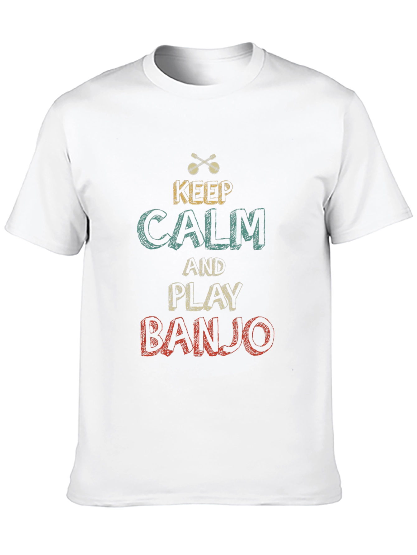 Keep Calm and Play Banjo Graphic Tee