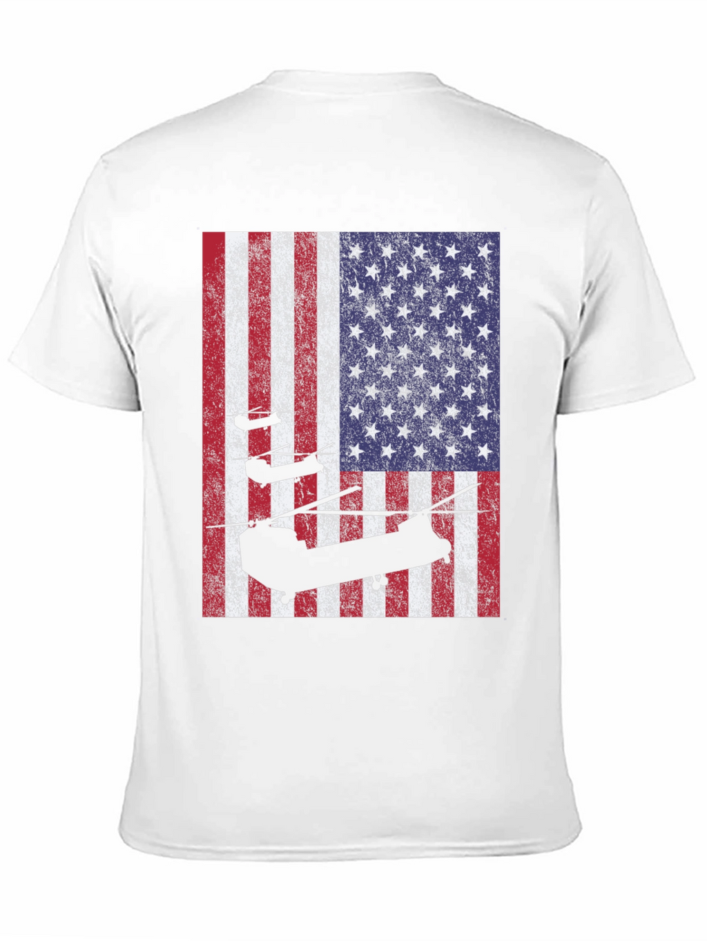American Flag Helicopter T-Shirt