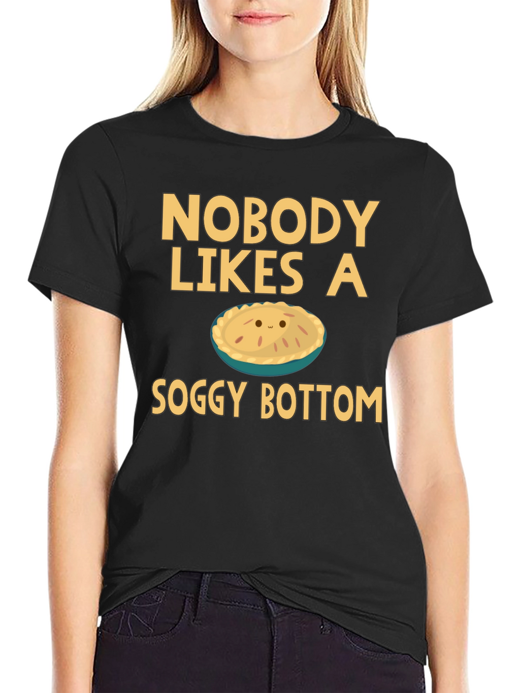 Nobody Likes a Soggy Bottom T-Shirt Funny Pie Tee