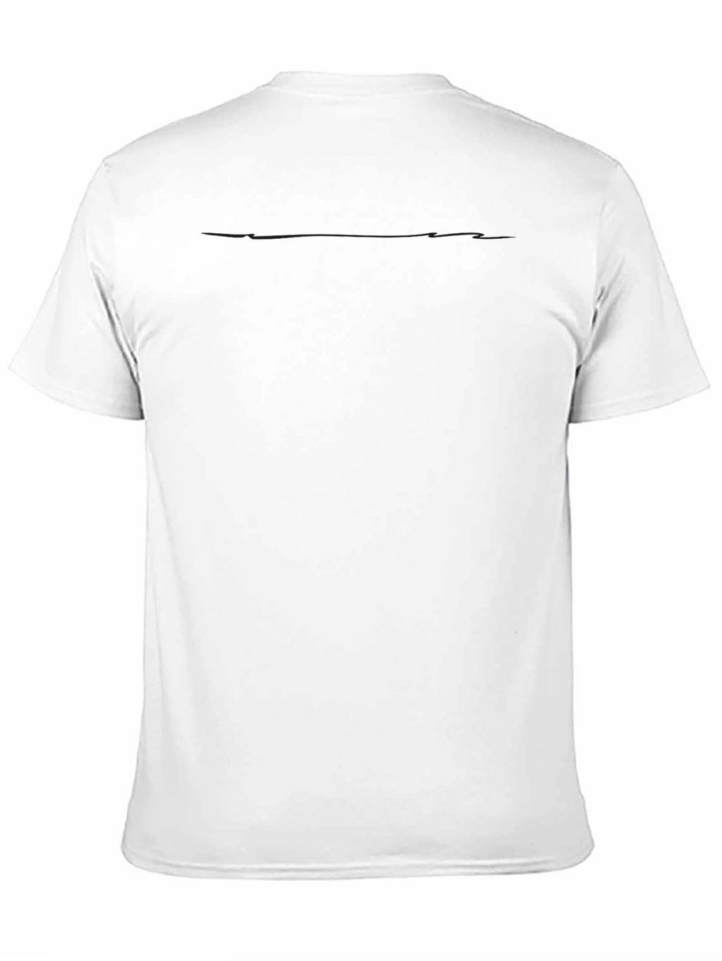 Mens Solid Black Short Sleeve T-Shirt