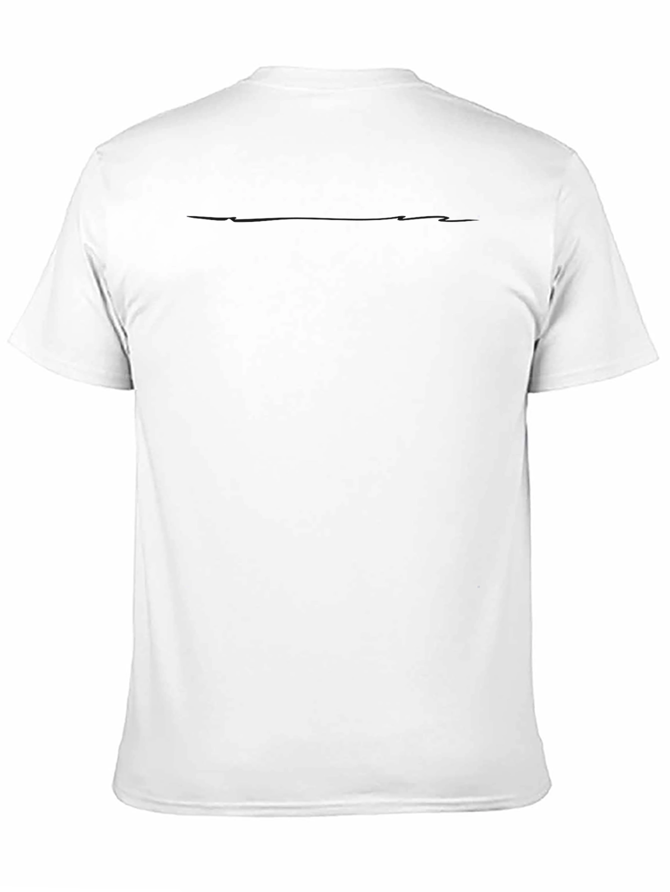 Mens Solid Black Short Sleeve T-Shirt