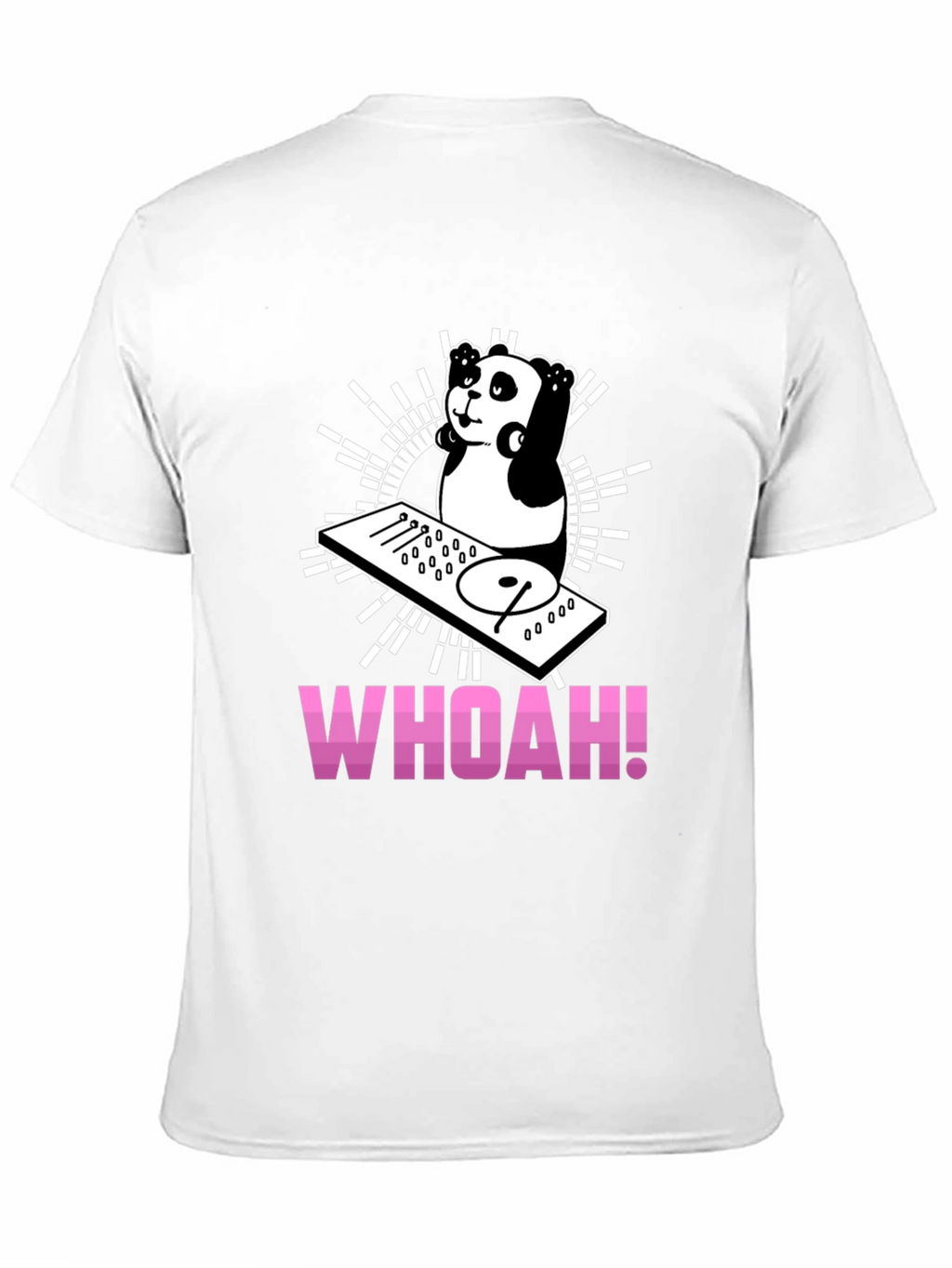 DJ Panda Graphic Tee - Black Cotton T-Shirt
