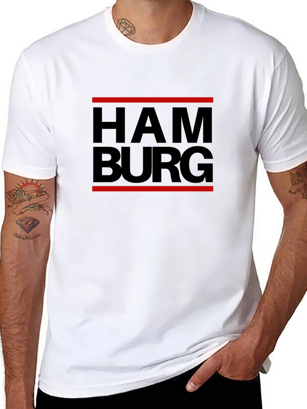 Hamburg Graphic Tee - Stylish City Pride