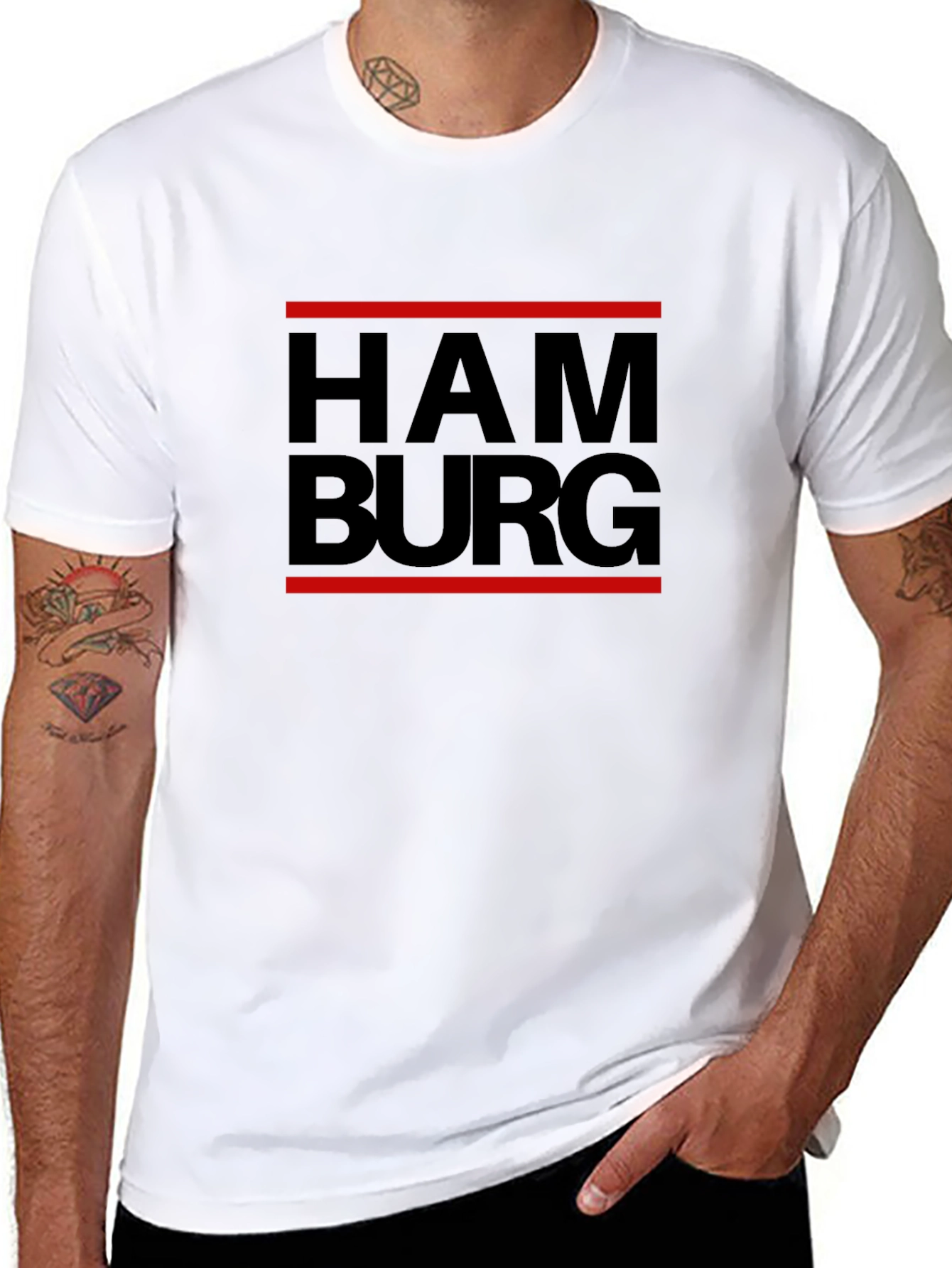 Hamburg Graphic Tee - Stylish City Pride