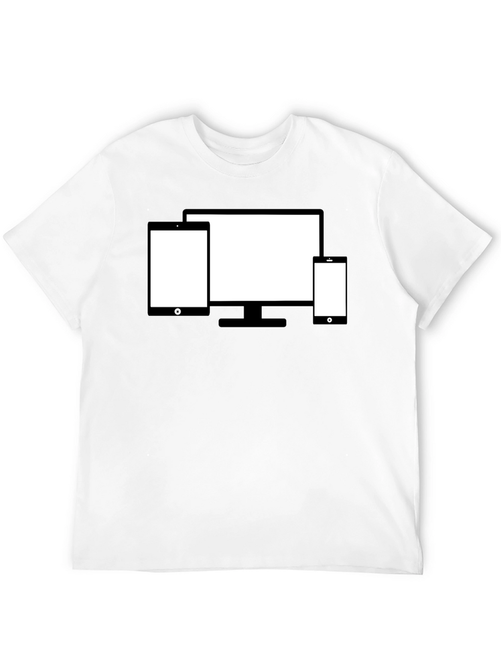 Tech Device Display Black T-Shirt