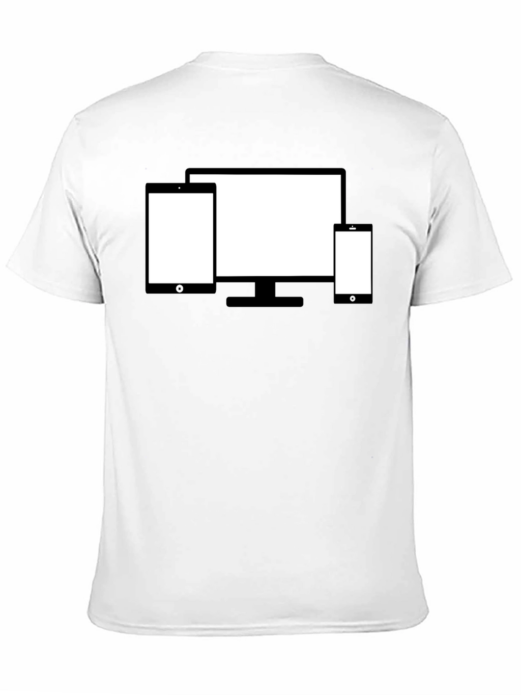 Tech Device Display Black T-Shirt