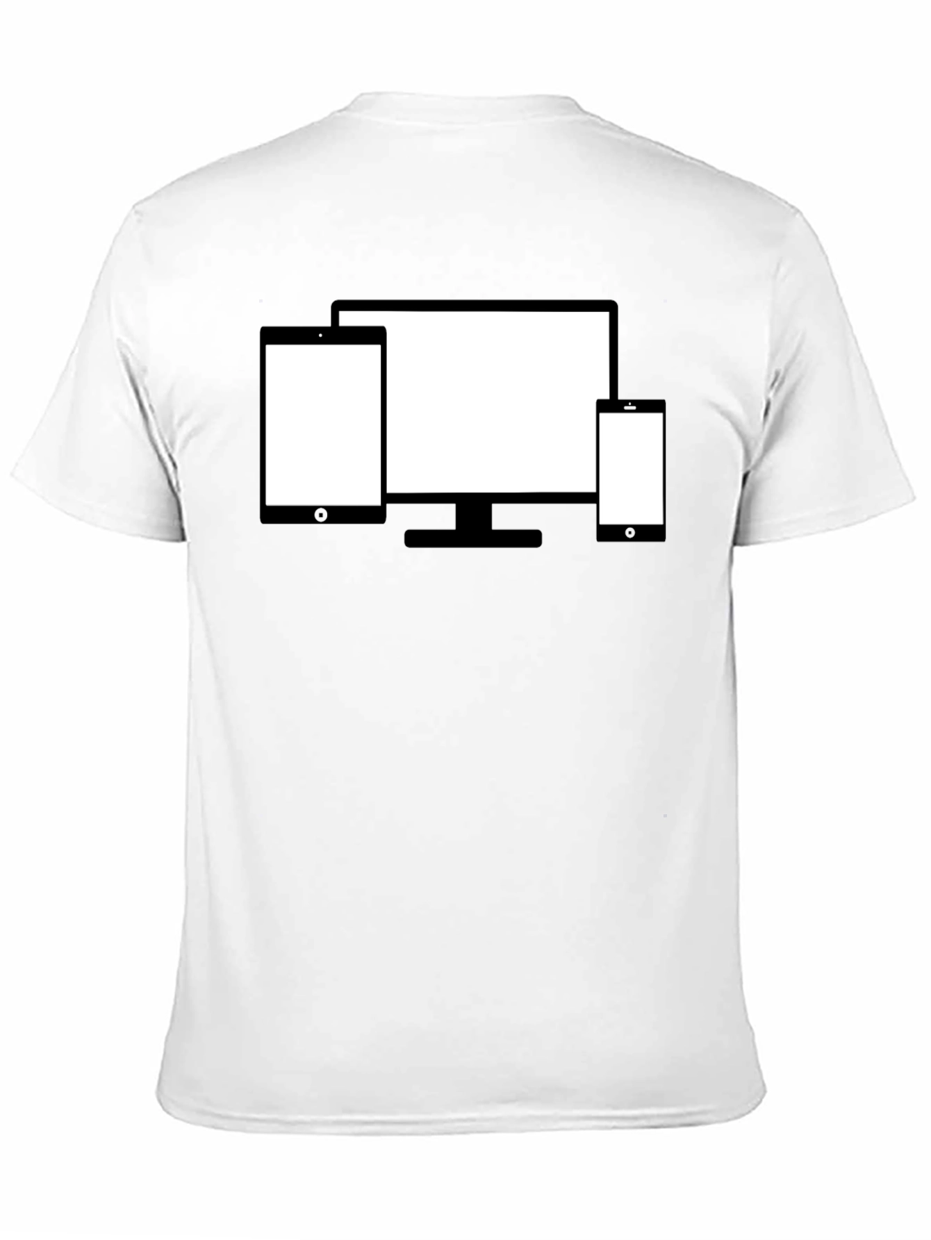 Tech Device Display Black T-Shirt