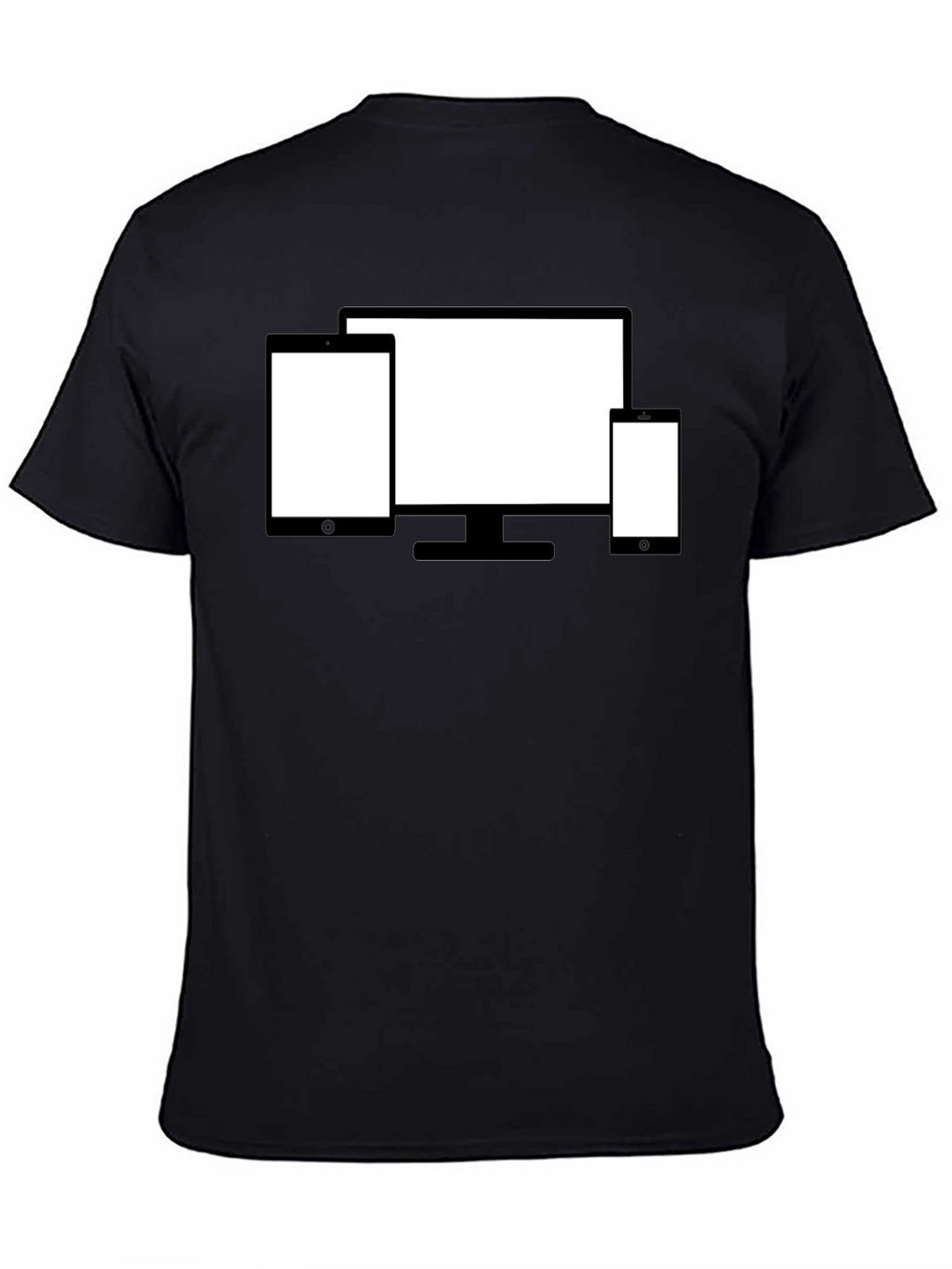 Tech Device Display Black T-Shirt