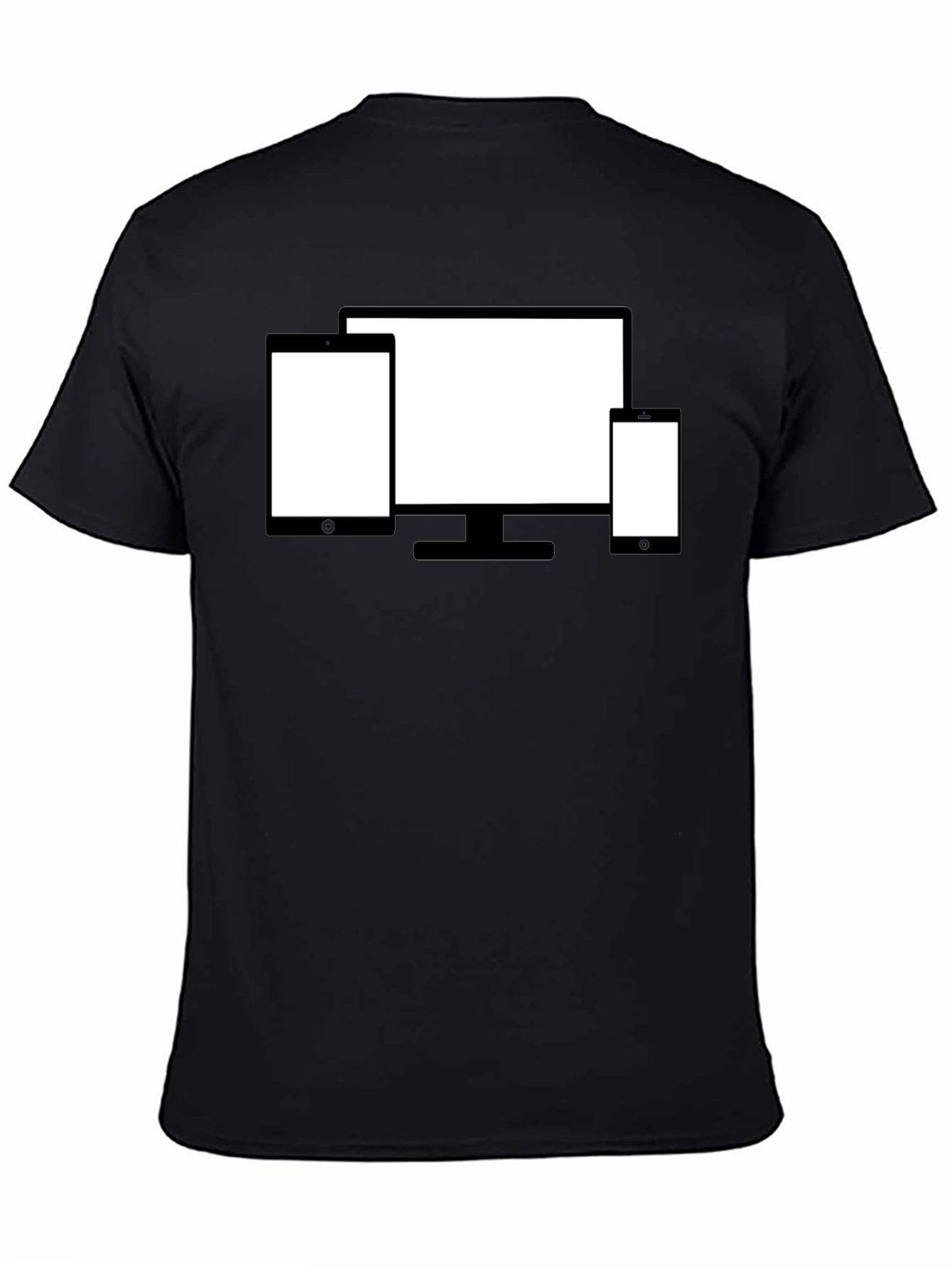 Tech Device Display Black T-Shirt