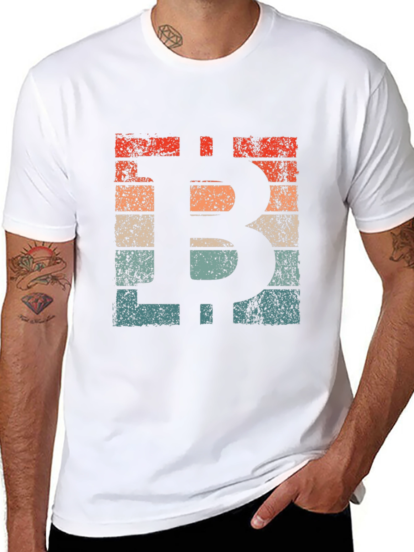 Retro Bitcoin BTC Crypto T-Shirt