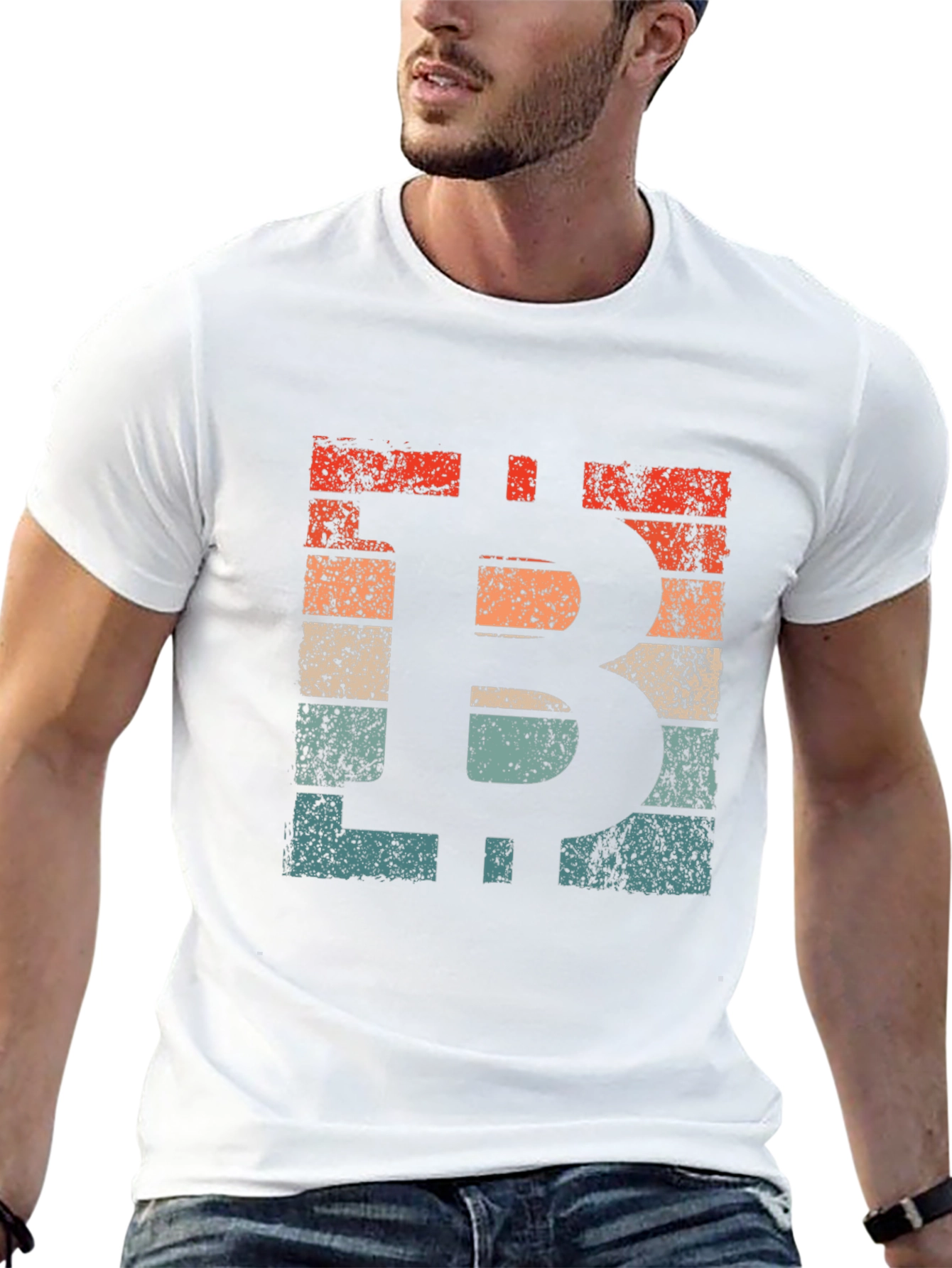 Retro Bitcoin BTC Crypto T-Shirt