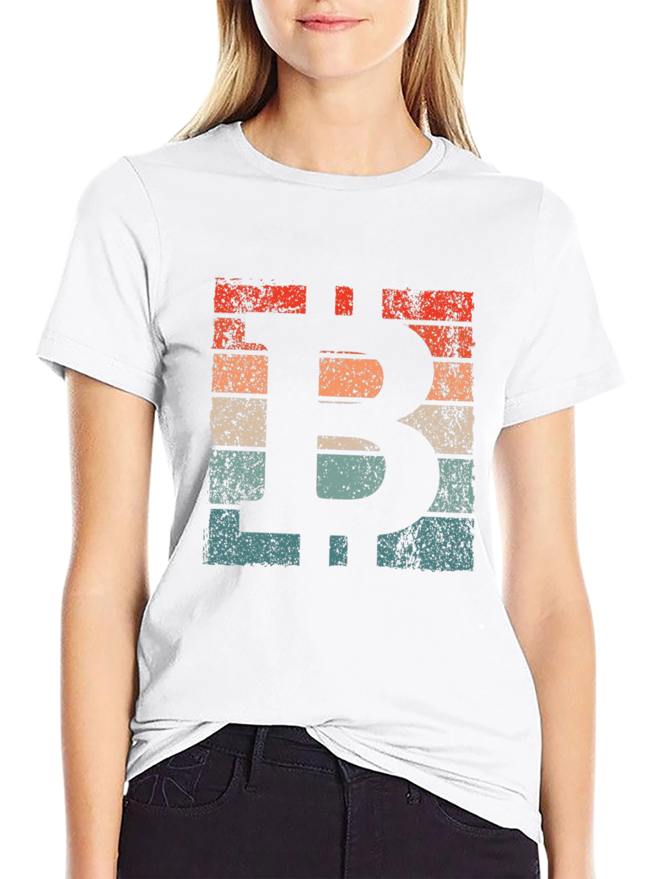 Retro Bitcoin BTC Crypto T-Shirt