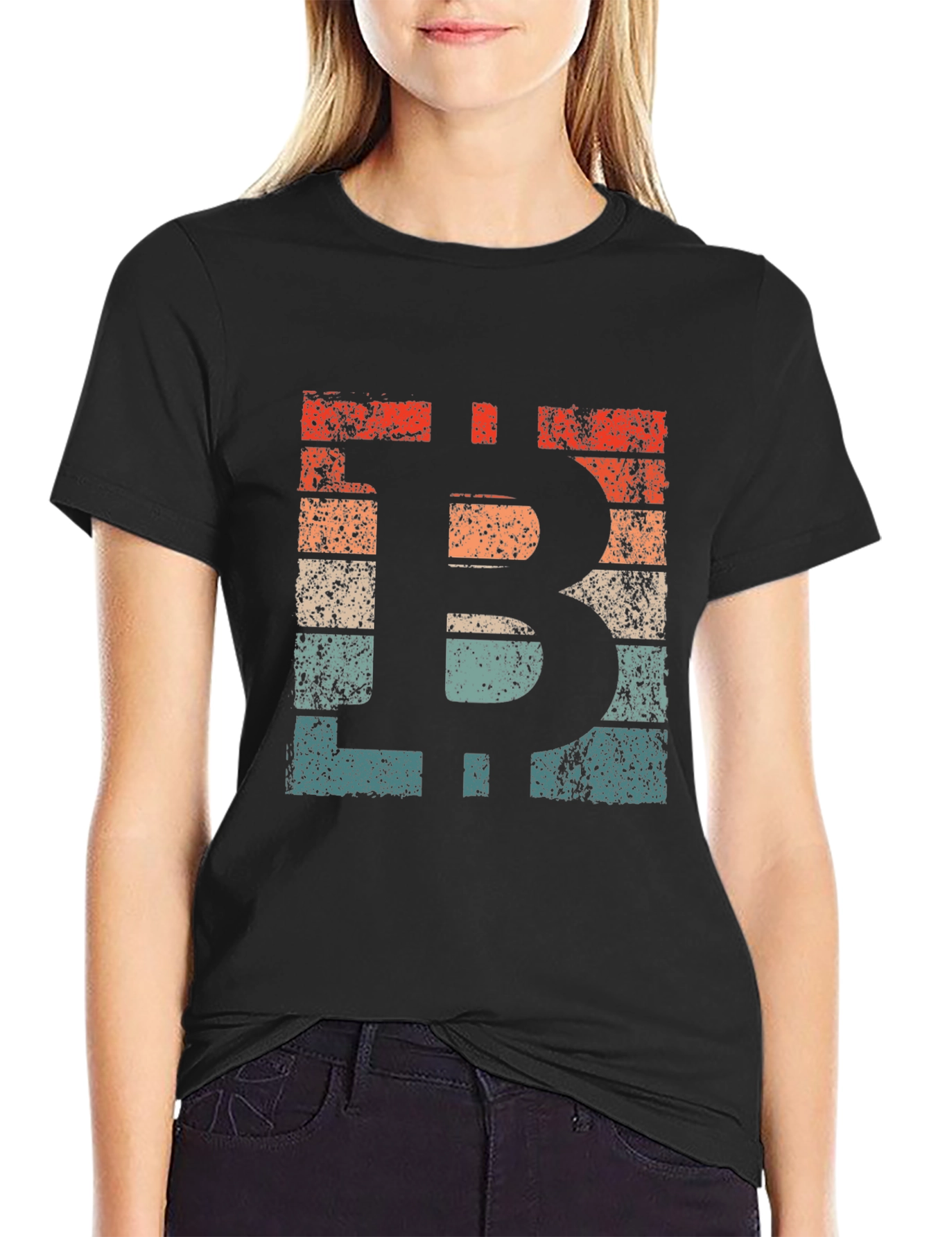 Retro Bitcoin BTC Crypto T-Shirt