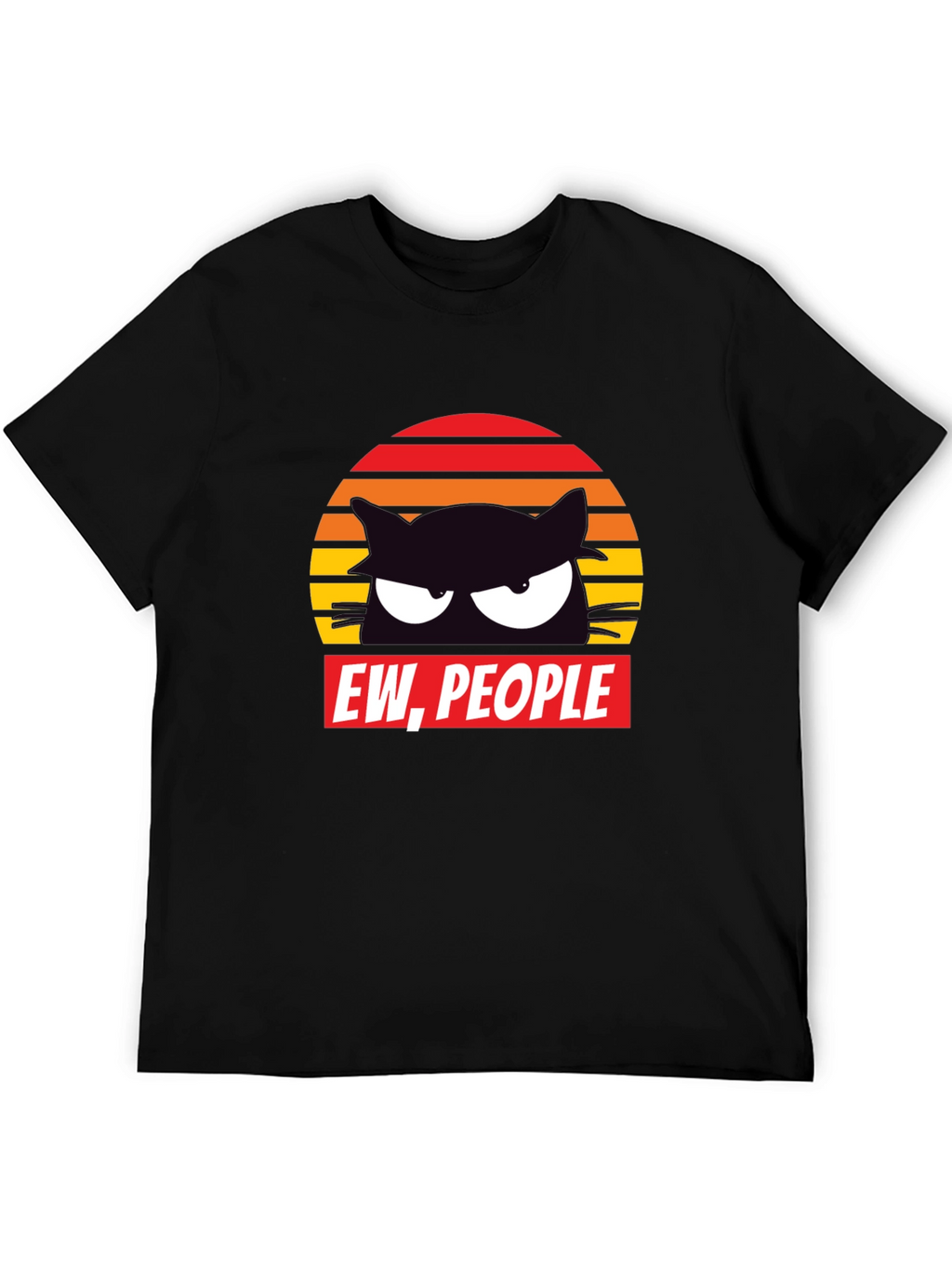Ew People Cat Graphic T-Shirt