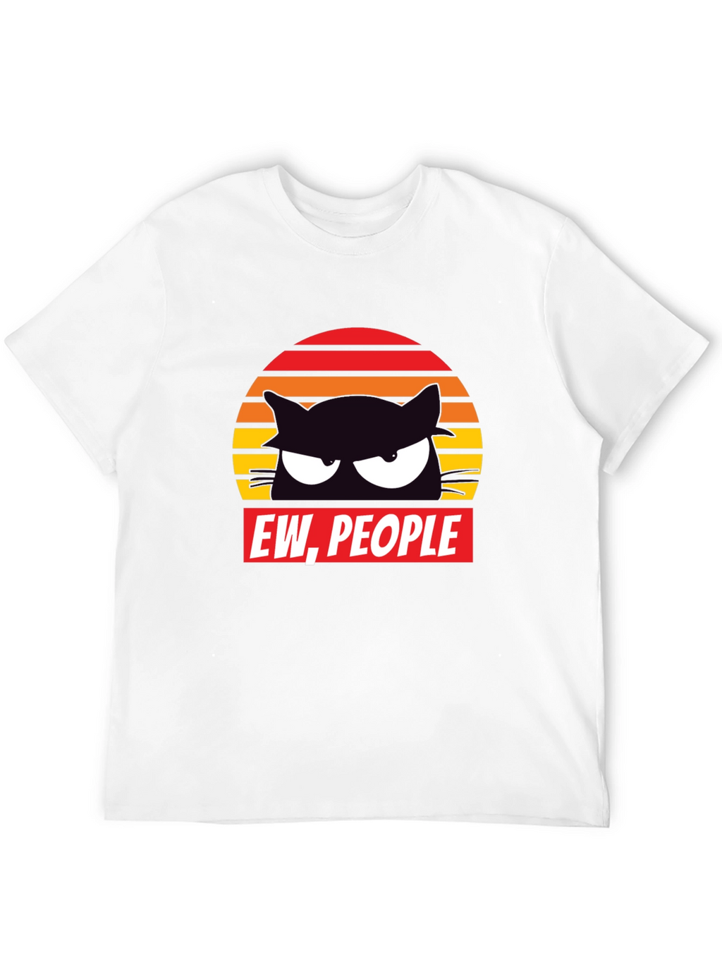 Ew People Cat Graphic T-Shirt