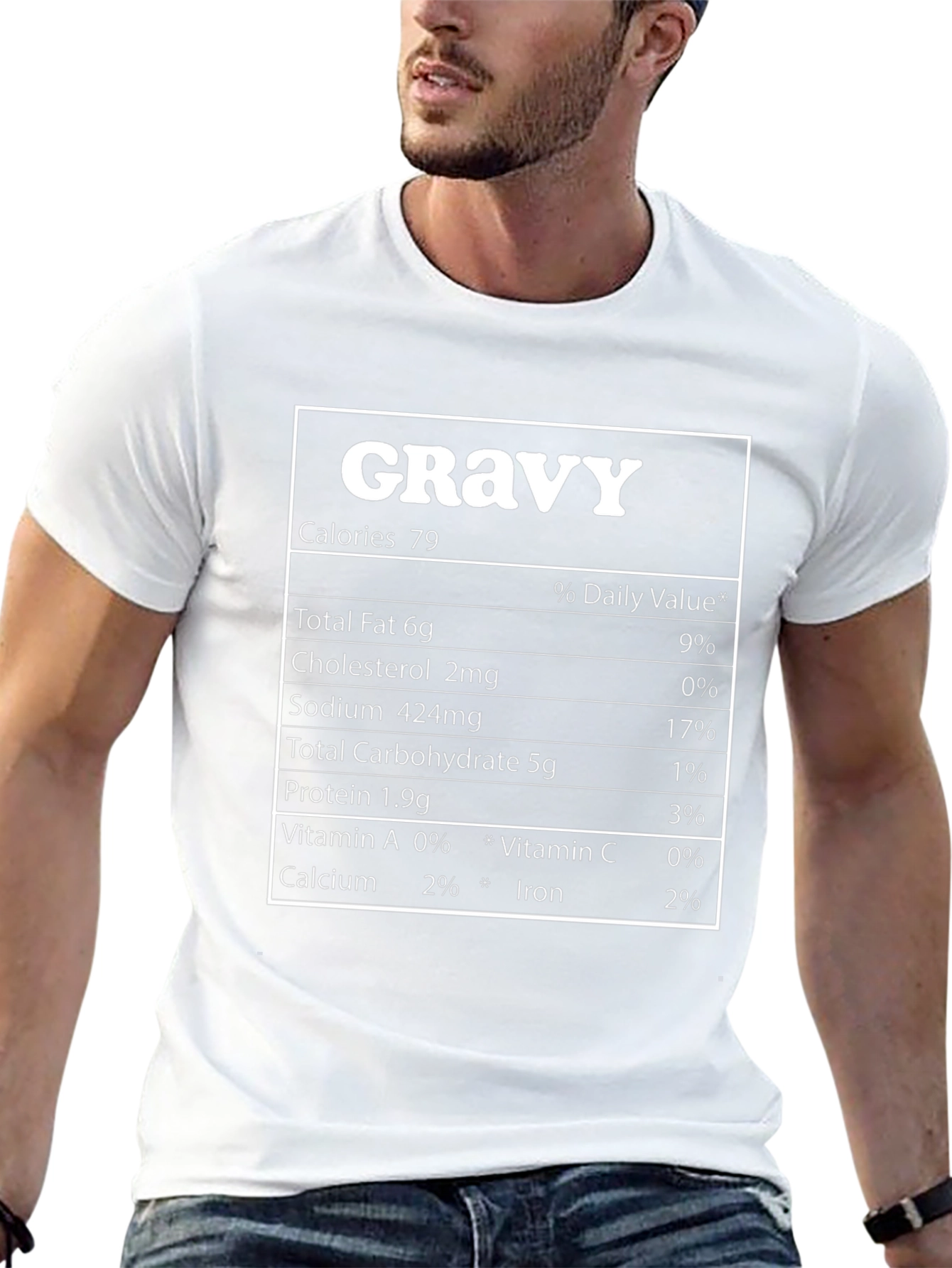 Funny Gravy Nutrition Facts T-Shirt