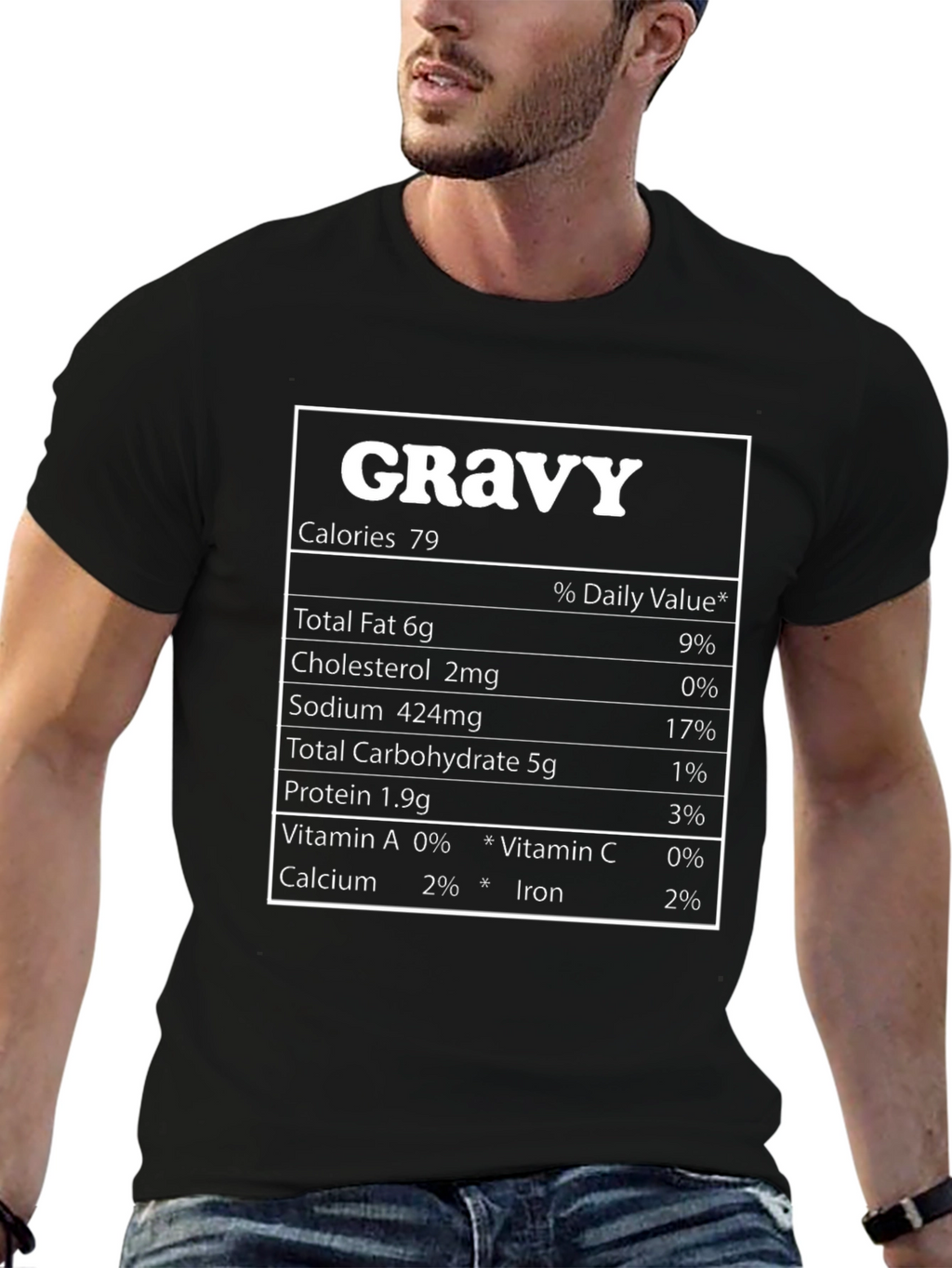 Funny Gravy Nutrition Facts T-Shirt