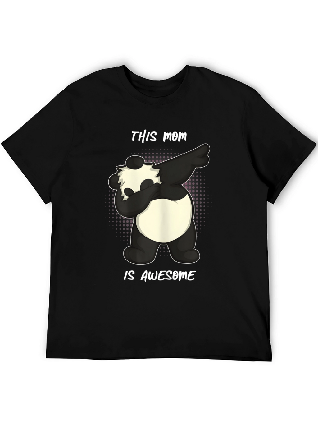 Awesome Mom Panda Bear Graphic T-Shirt