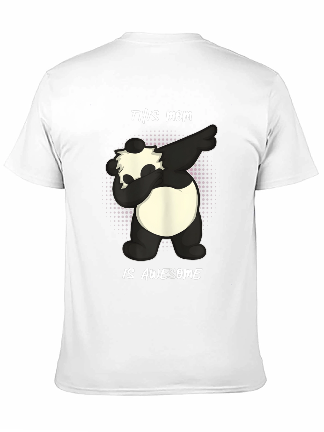Awesome Mom Panda Bear Graphic T-Shirt