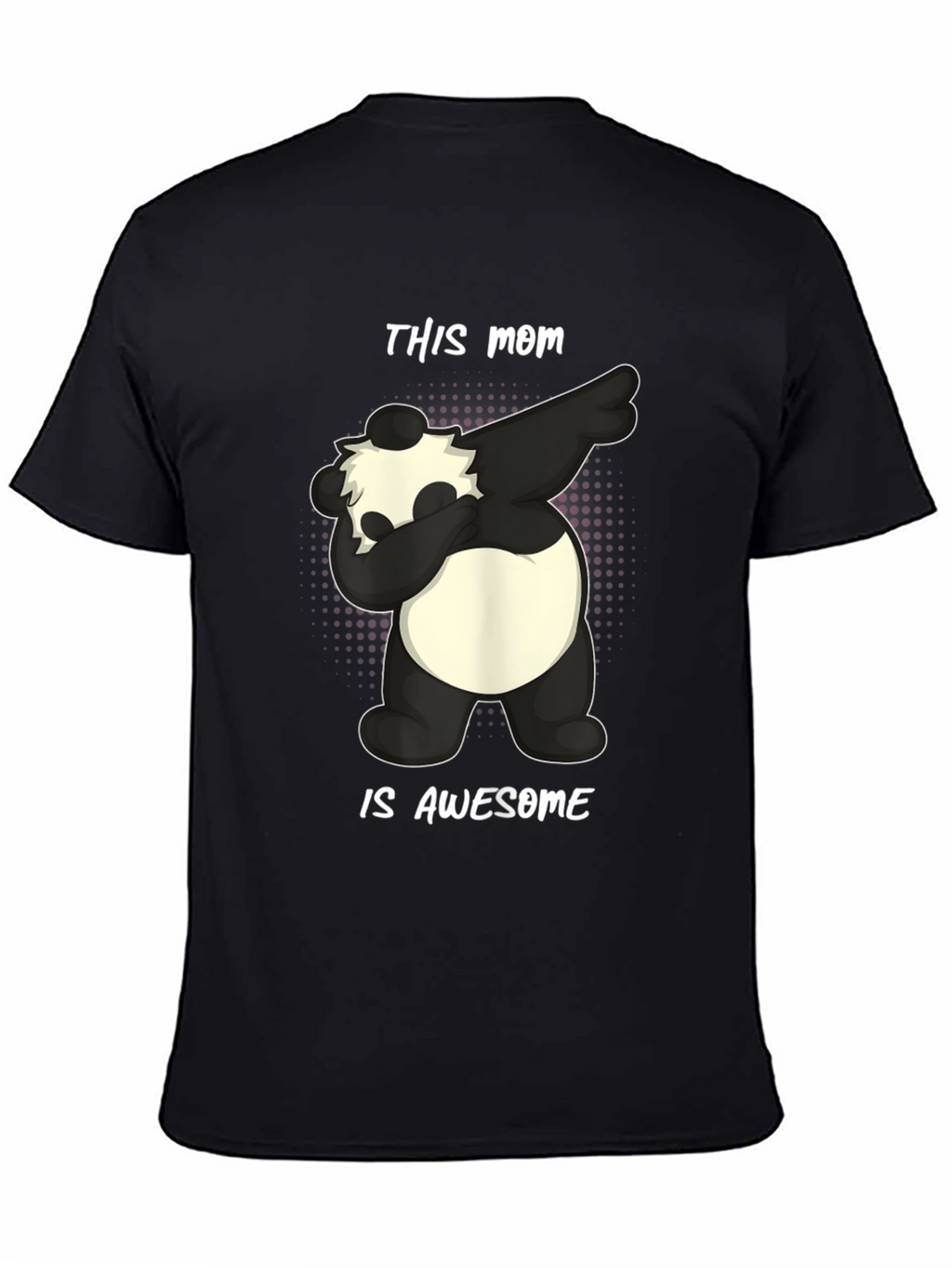 Awesome Mom Panda Bear Graphic T-Shirt