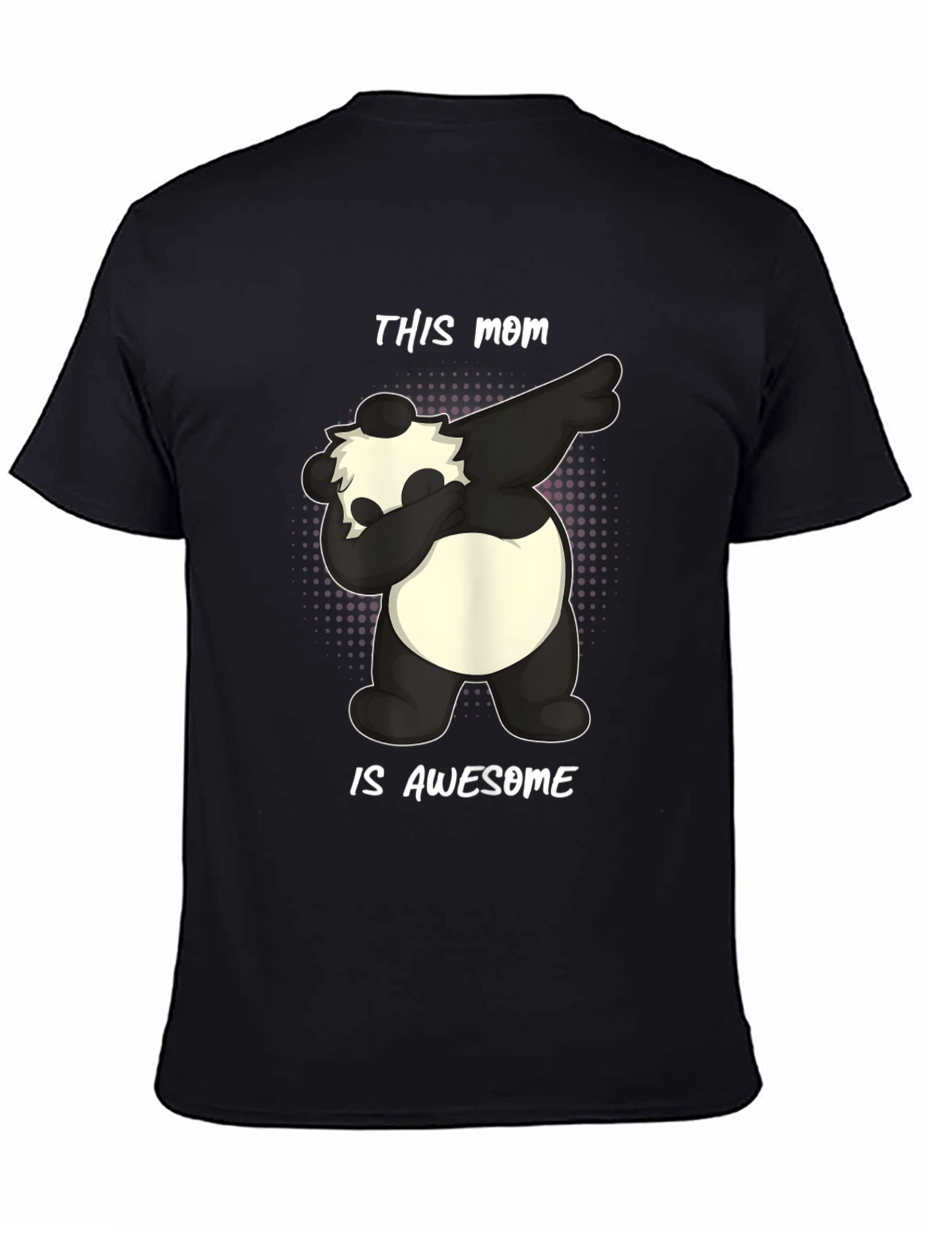 Awesome Mom Panda Bear Graphic T-Shirt