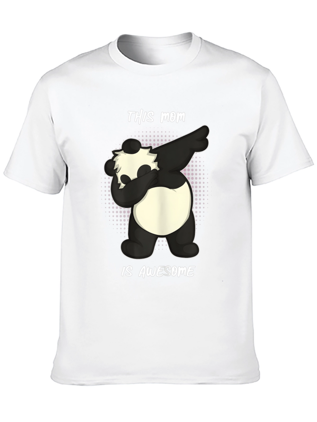 Awesome Mom Panda Bear Graphic T-Shirt