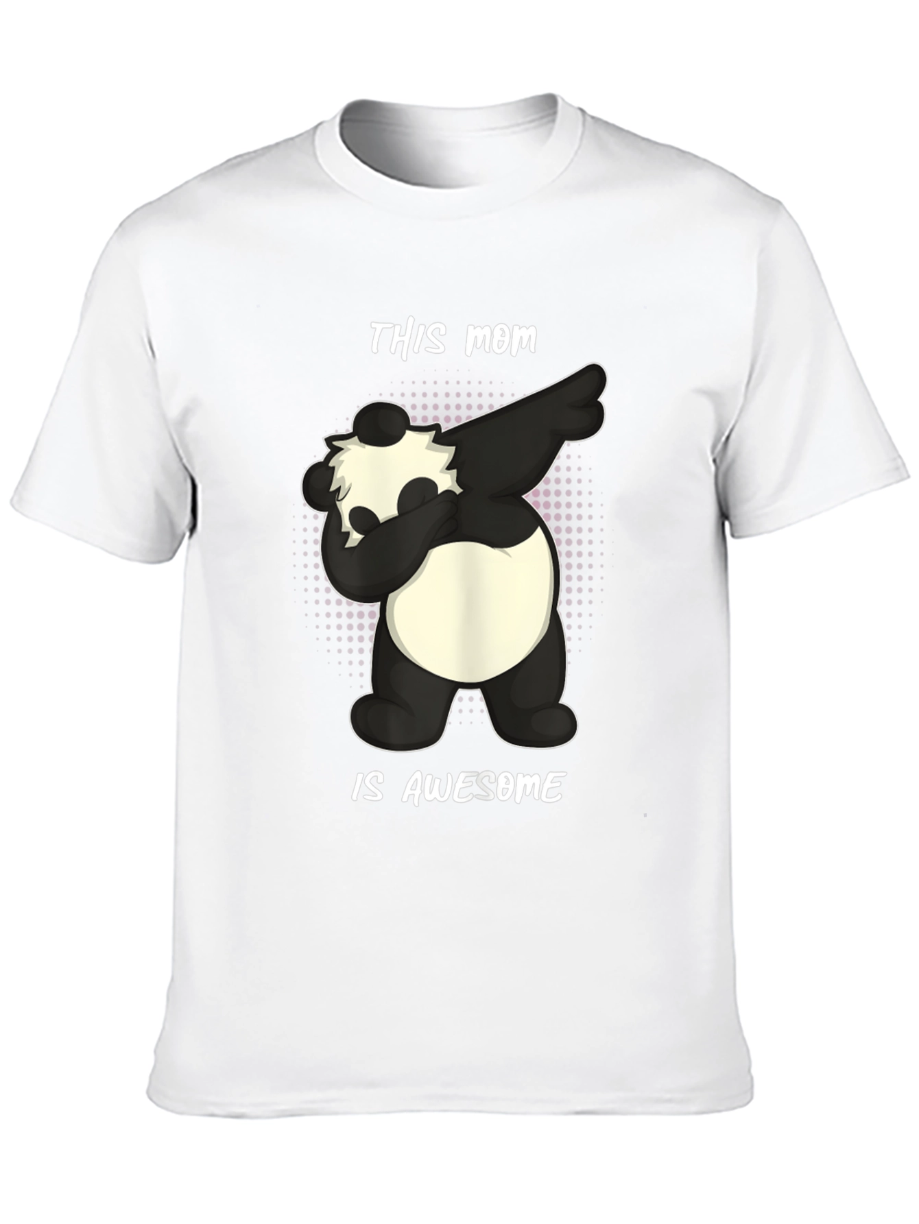 Awesome Mom Panda Bear Graphic T-Shirt