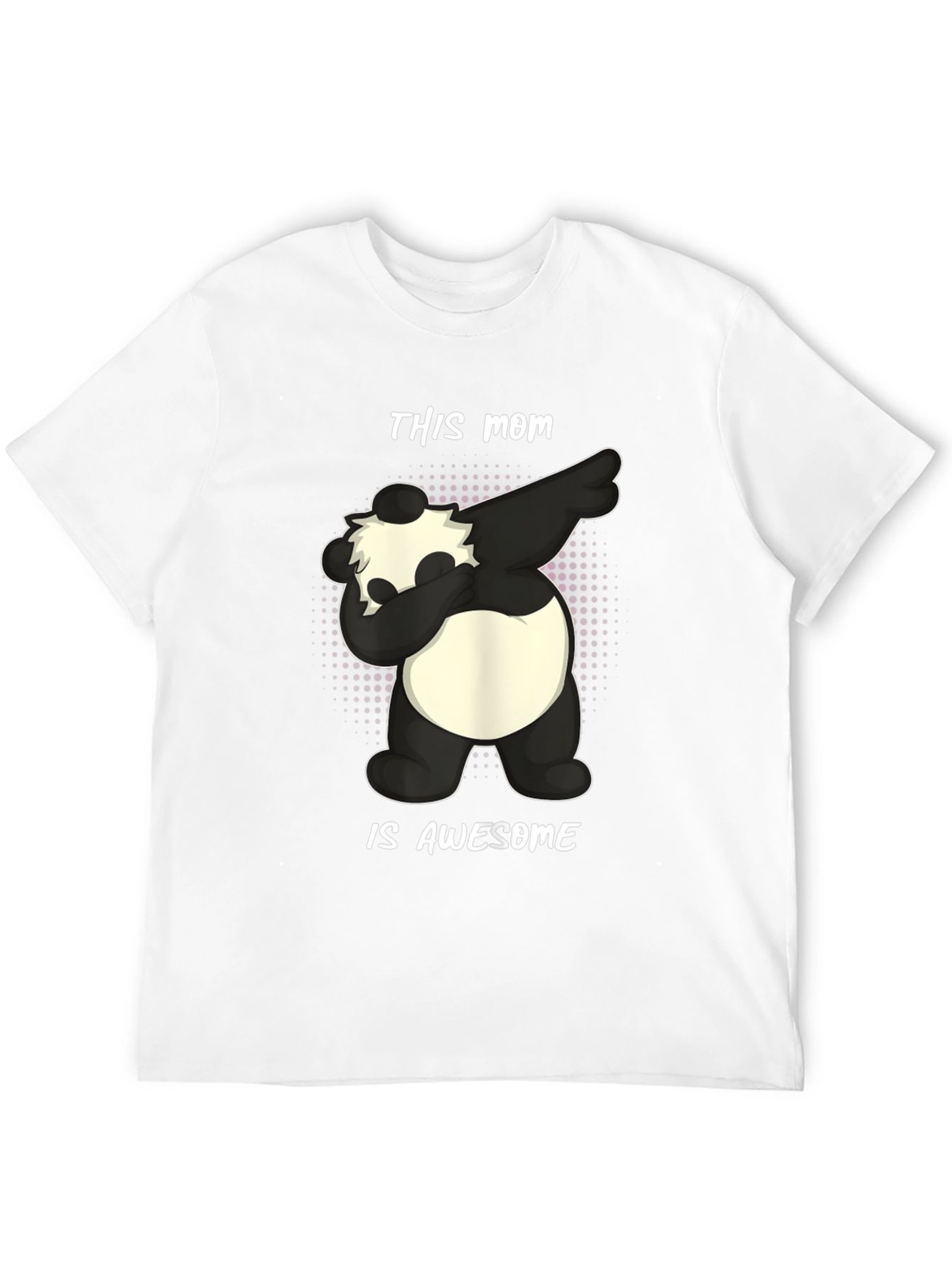 Awesome Mom Panda Bear Graphic T-Shirt