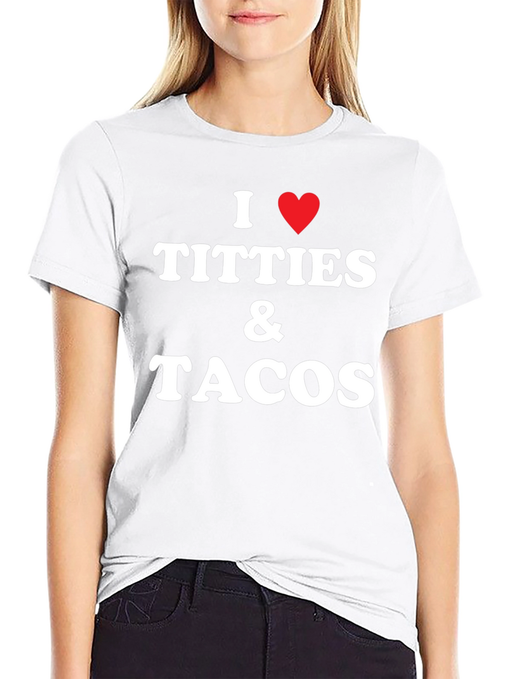 I Heart Titties & Tacos Graphic Tee