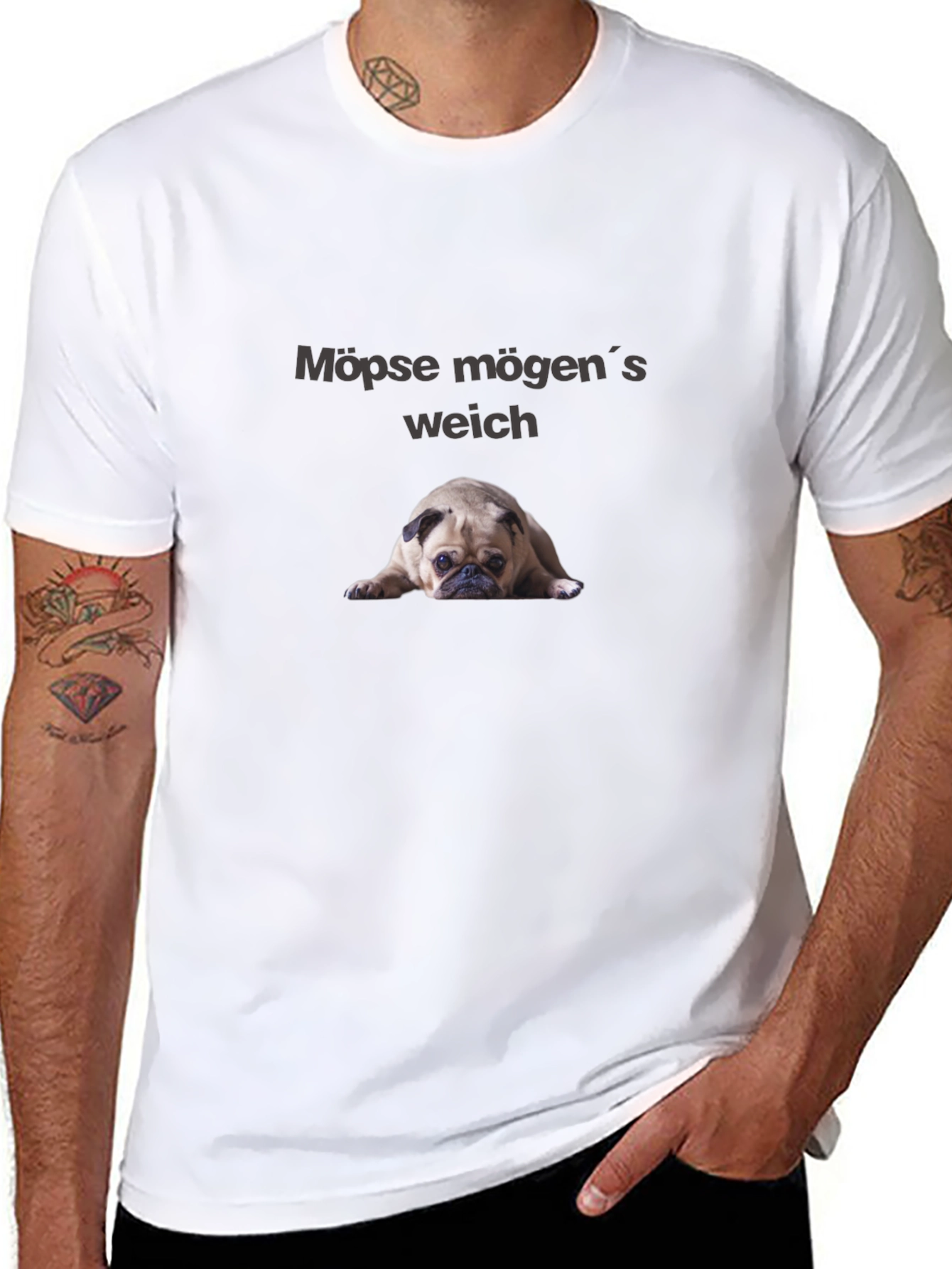 Mops Dog Soft T-Shirt