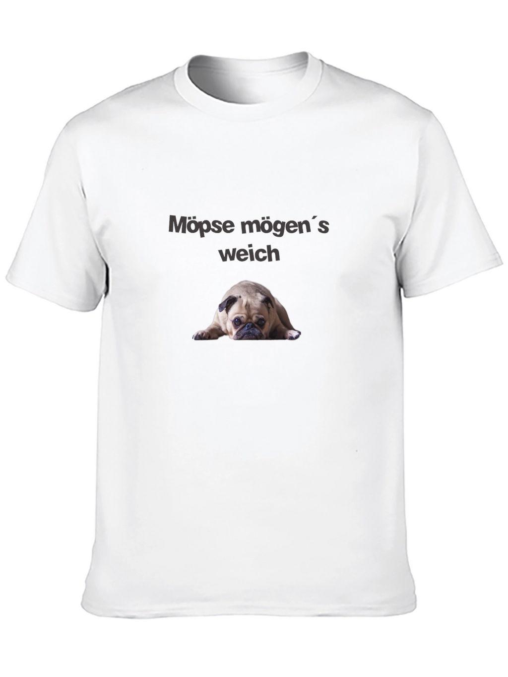 Mops Dog Soft T-Shirt