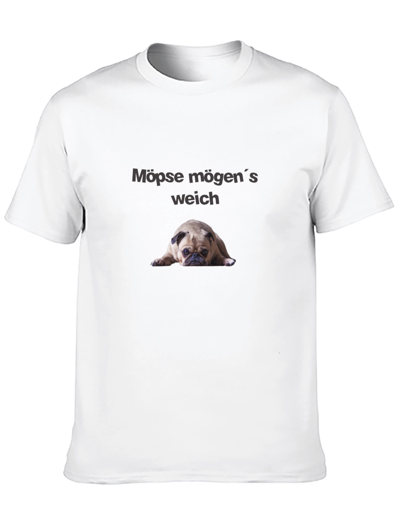 Mops Dog Soft T-Shirt