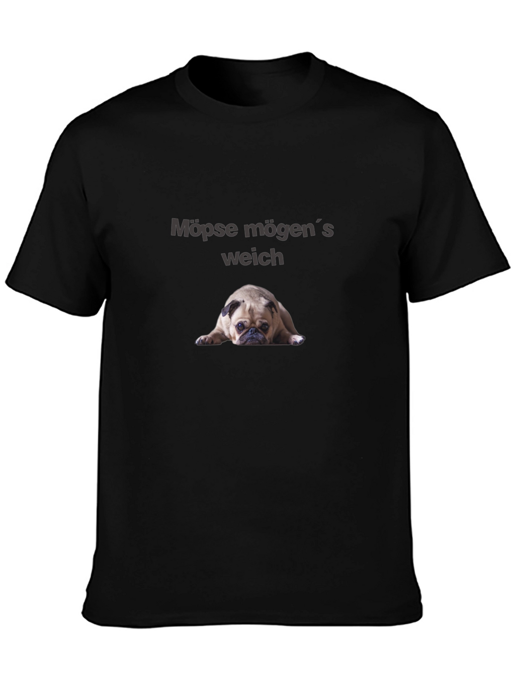 Mops Dog Soft T-Shirt