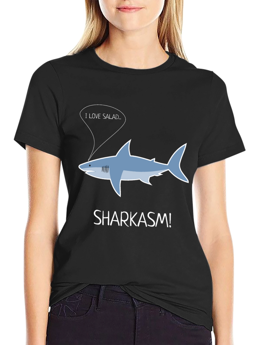 Sharkasm T-Shirt - I Love Salad