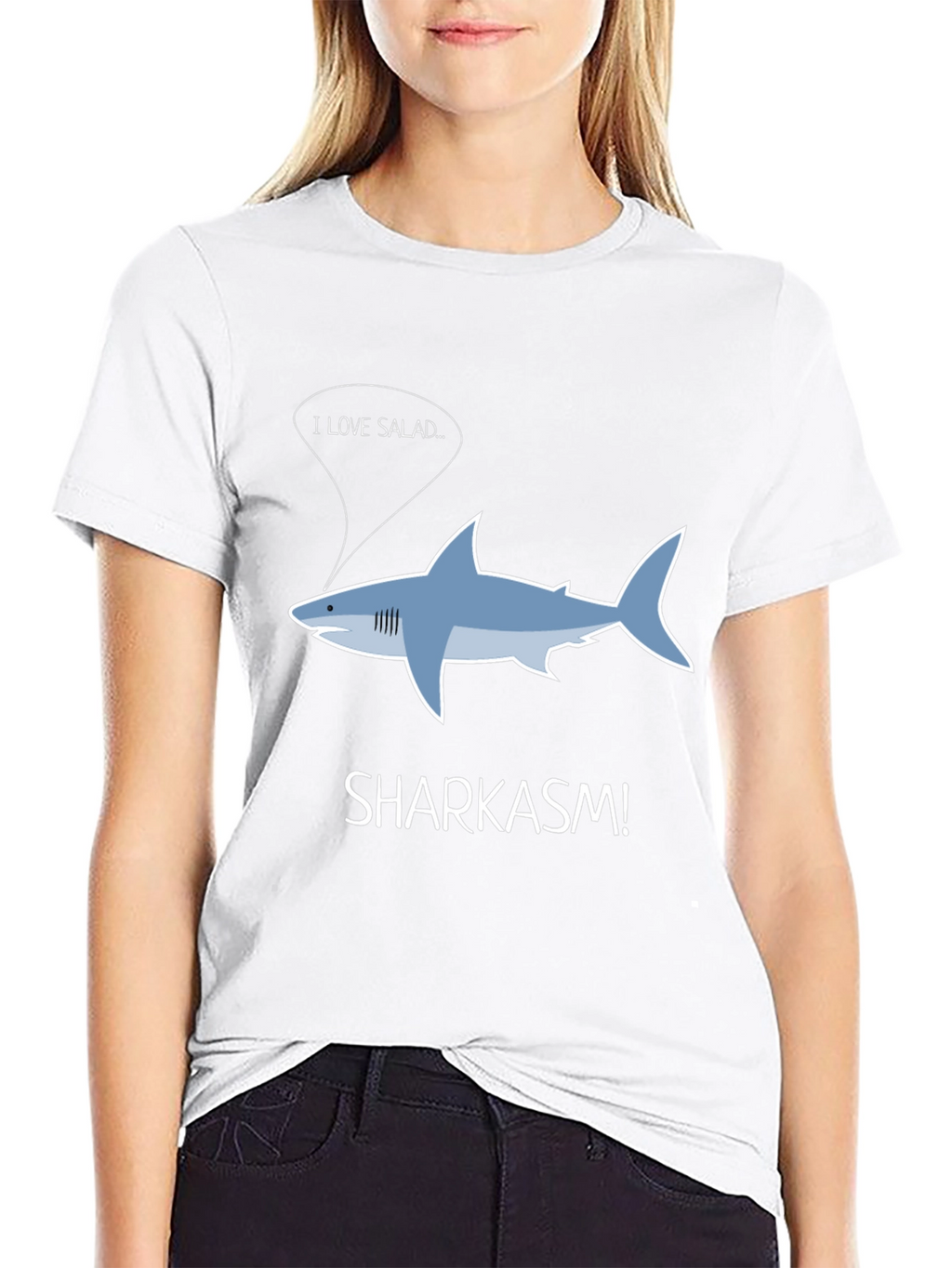 Sharkasm T-Shirt - I Love Salad