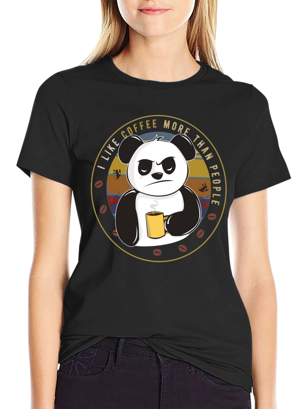 Coffee Lover Panda T-Shirt