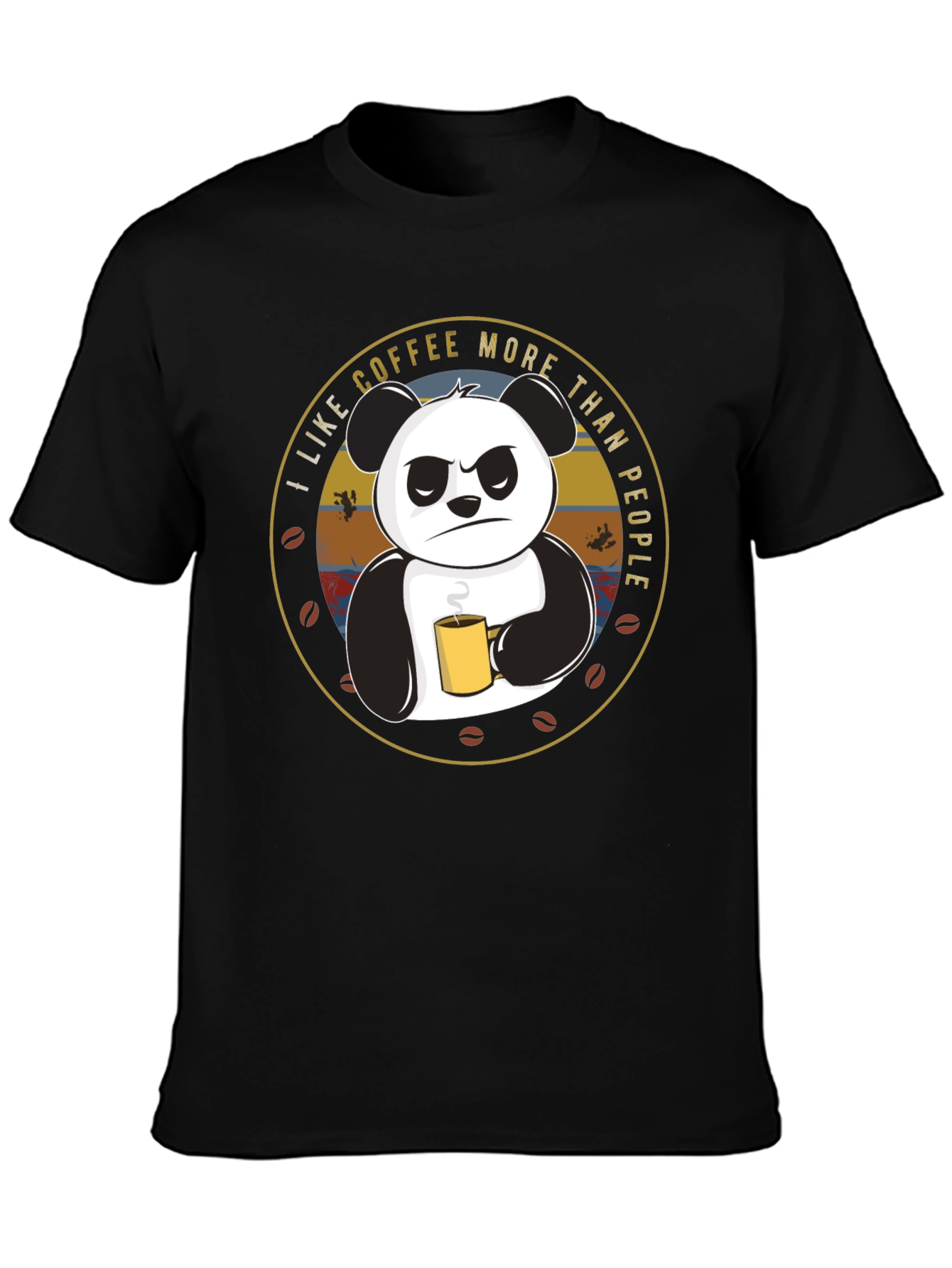 Coffee Lover Panda T-Shirt