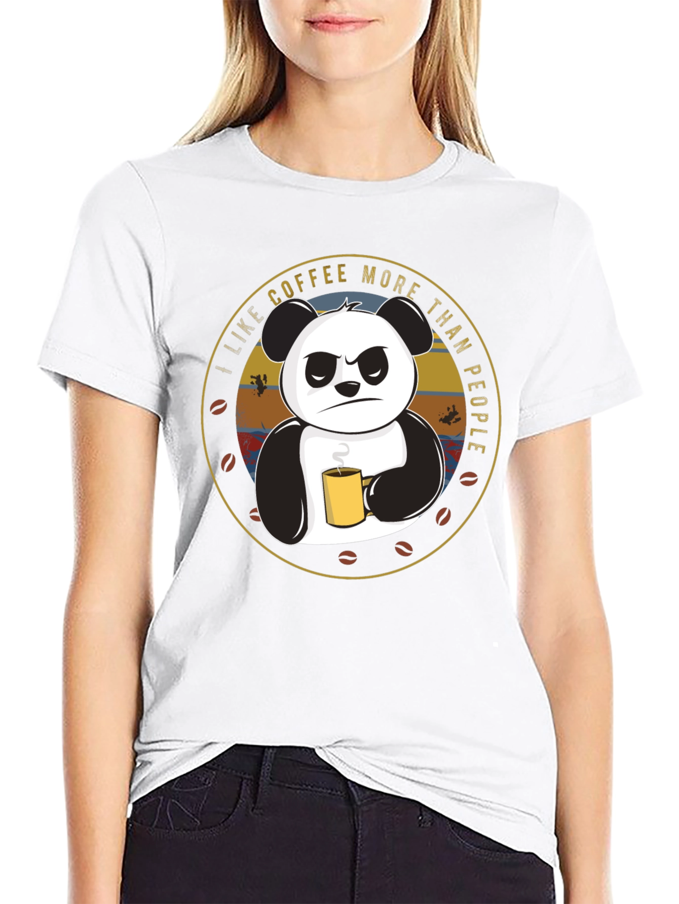 Coffee Lover Panda T-Shirt