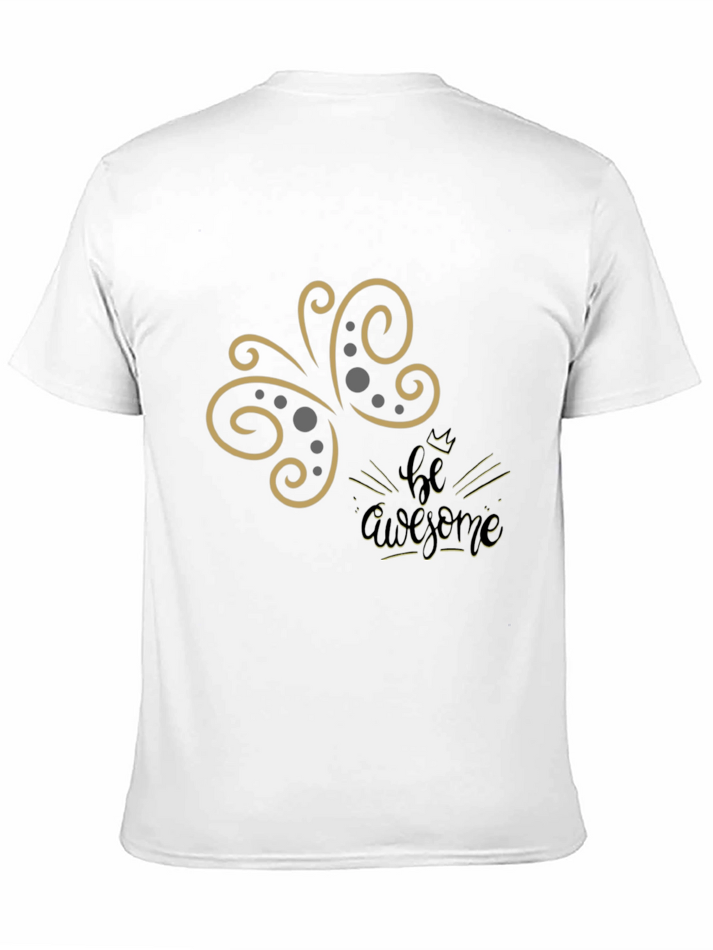 Be Awesome Graphic Tee - Stylish Black T-Shirt