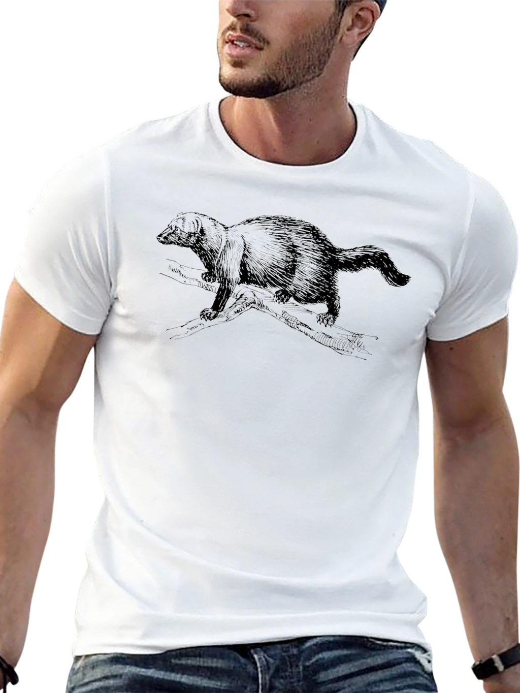 Marten Graphic Tee - Black Unisex T-Shirt