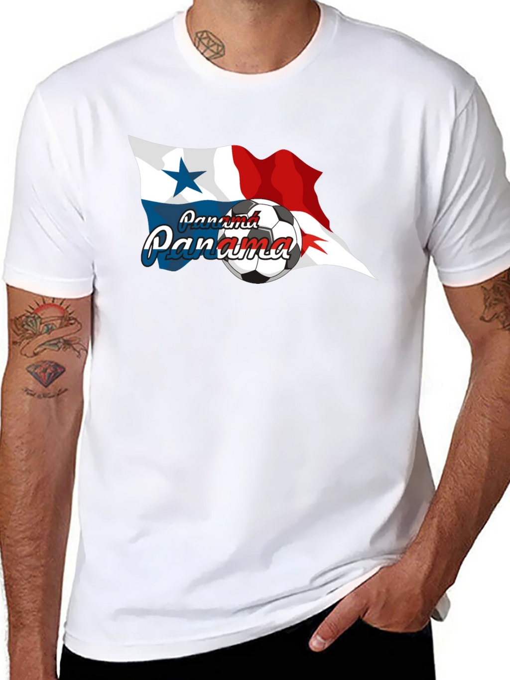 Panama Flag Soccer T-Shirt