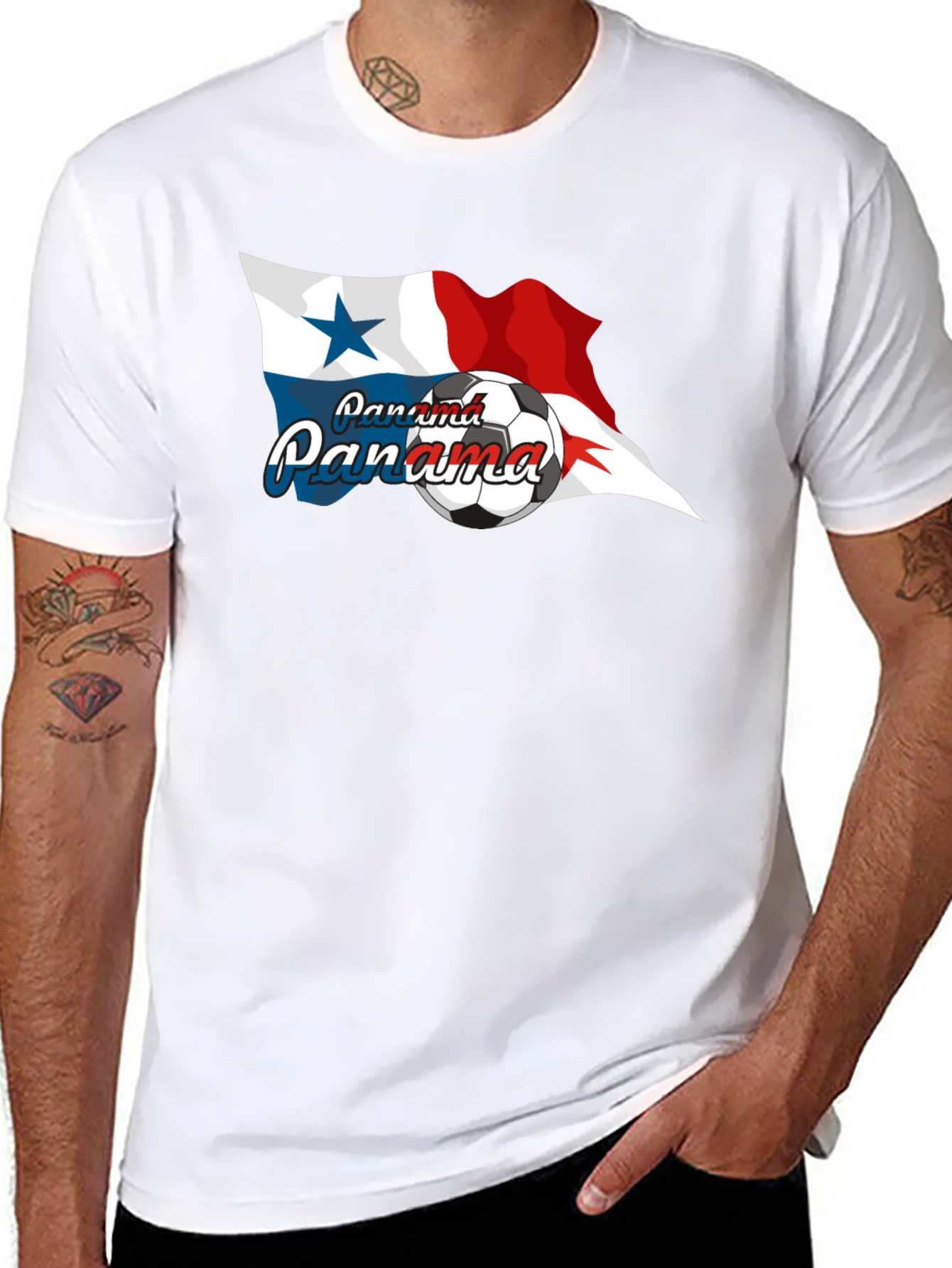 Panama Flag Soccer T-Shirt