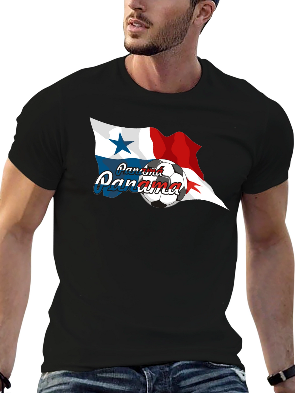 Panama Flag Soccer T-Shirt