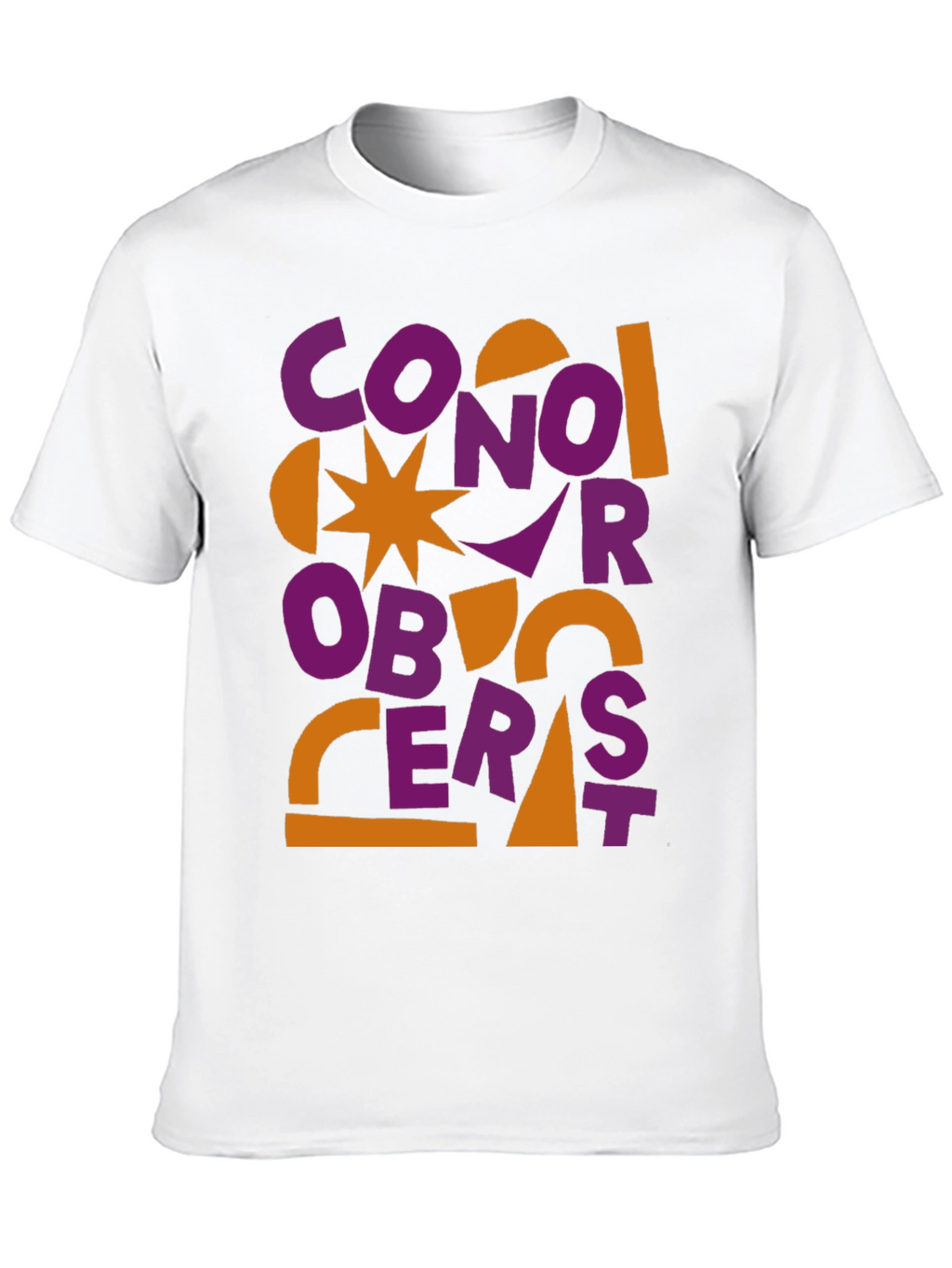 Conor Oberst Graphic Tee - Abstract Style