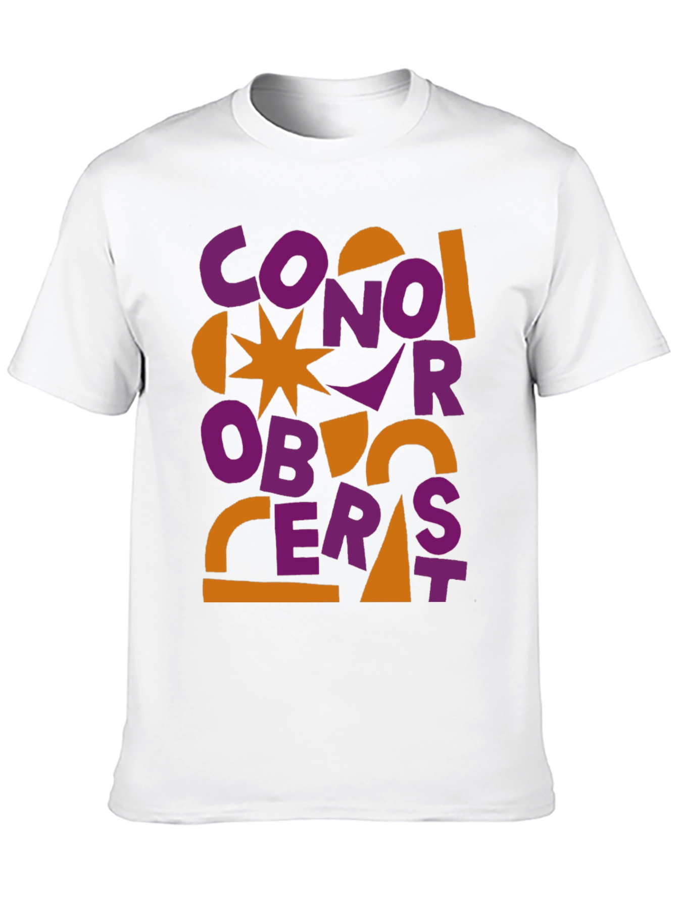 Conor Oberst Graphic Tee - Abstract Style