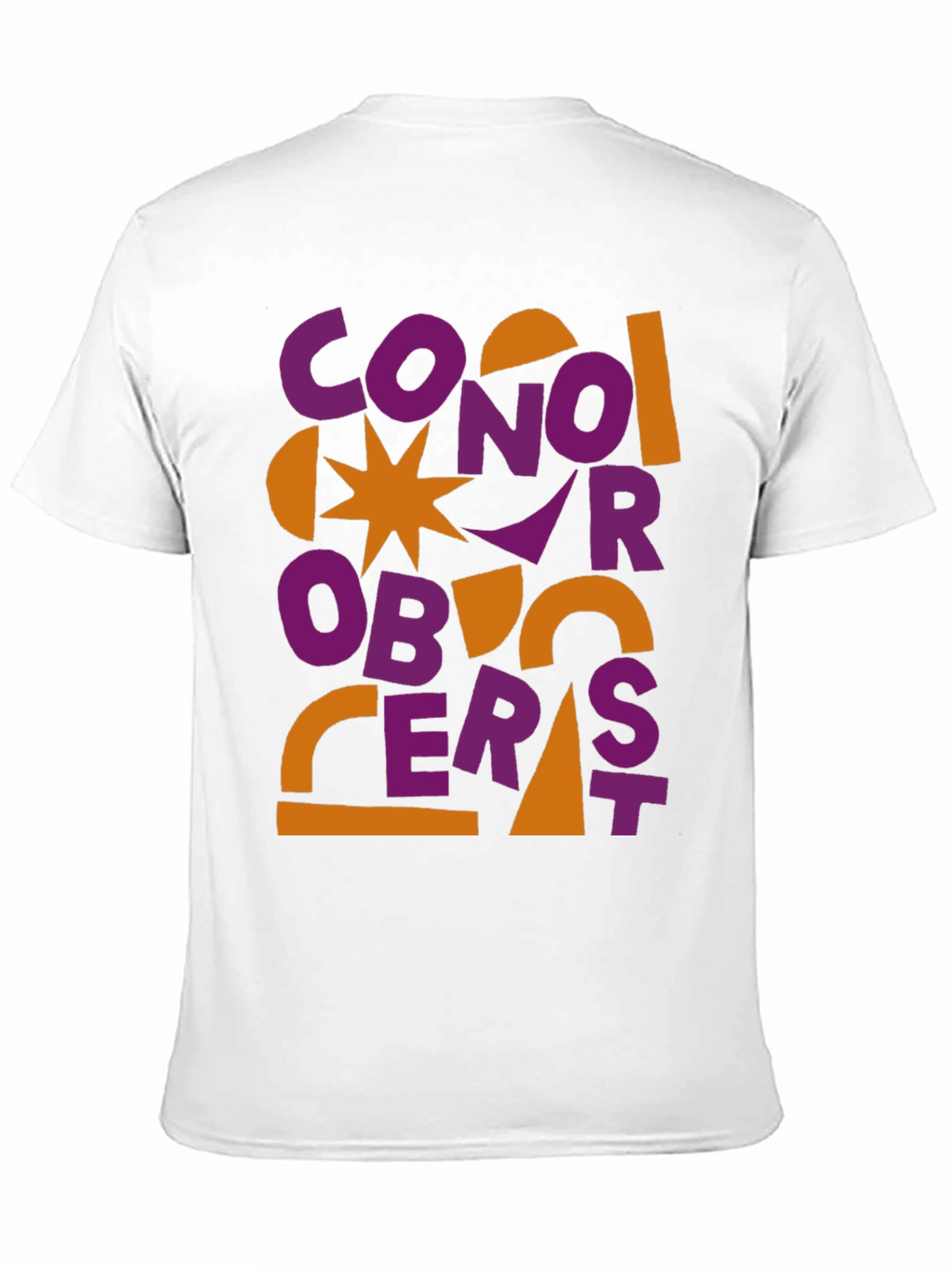 Conor Oberst Graphic Tee - Abstract Style